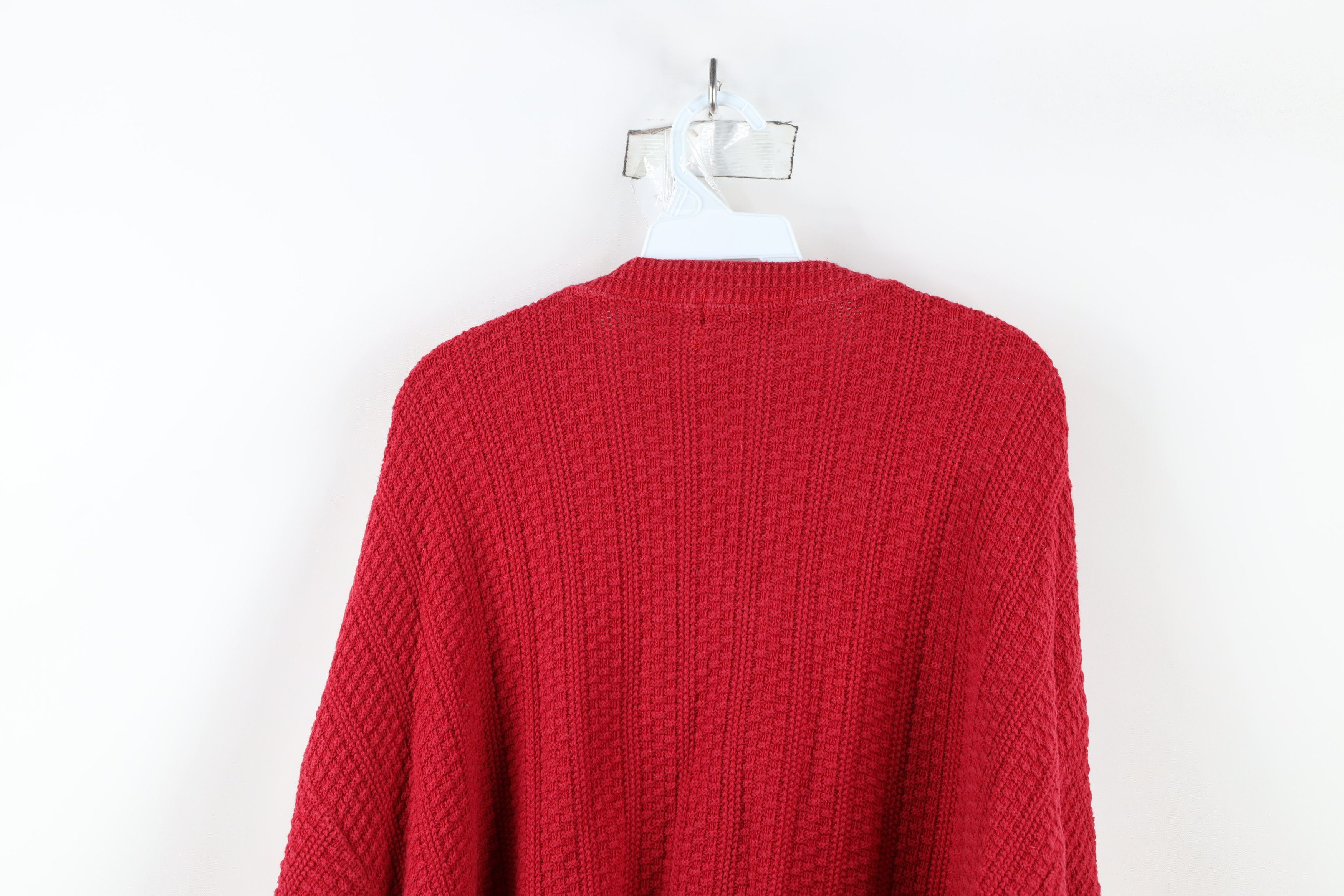 Vintage Vintage 90s Streetwear Cotton Knit Crewneck Sweater USA Size US XL / EU 56 / 4 - 10 Thumbnail