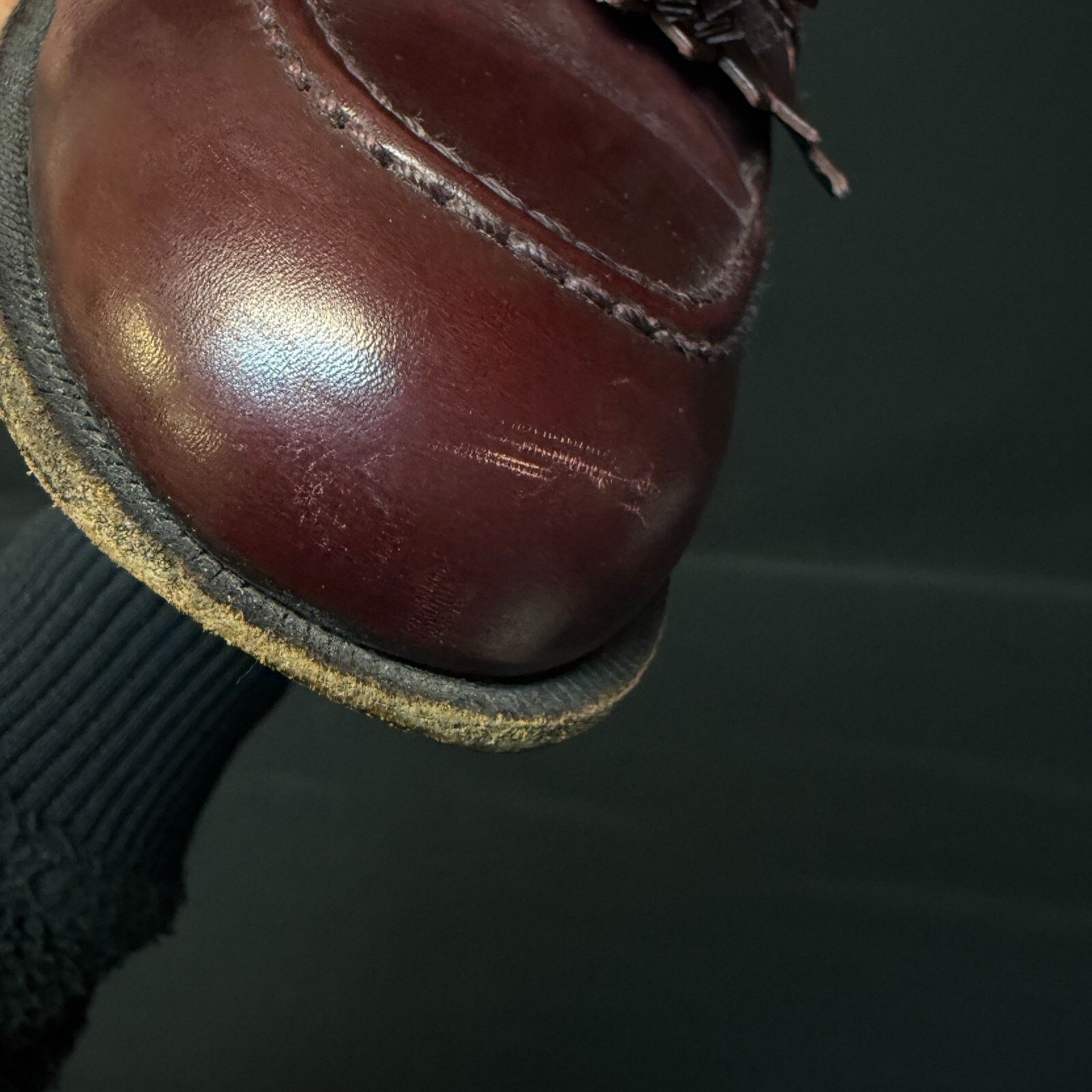 Salvatore Ferragamo Men's Salvatore Ferragamo burgundy Tasseled Loafers Size 9.5 Size US 9.5 / EU 42-43 - 15 Thumbnail