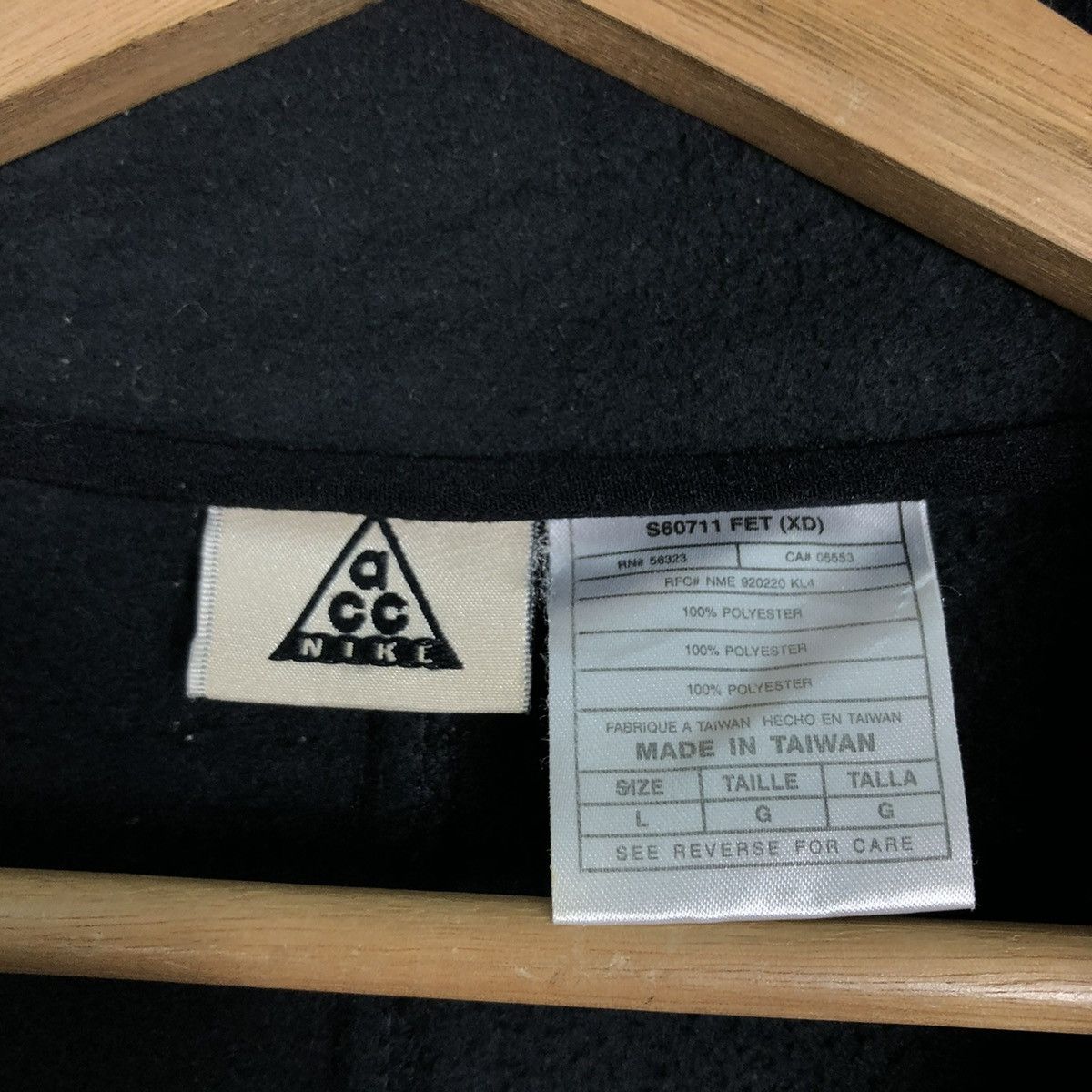 Nike ACG 🔥Iconic Black Vintage Fleece Pull Over Jacket Nike ACG Size US L / EU 52-54 / 3 - 10 Thumbnail