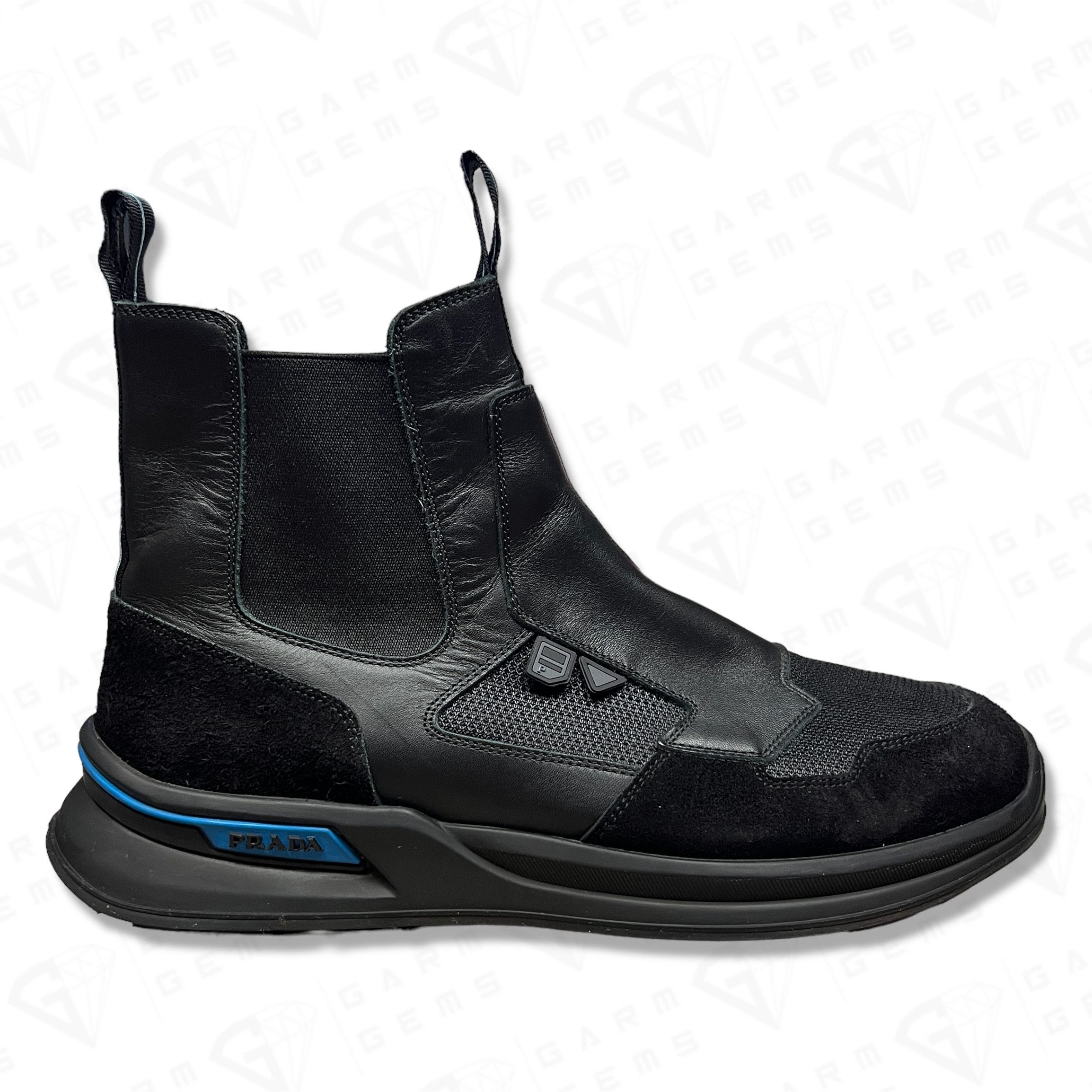 Prada Prada Mechano High Top Trainers Size US 10 / EU 43 - 1 Thumbnail