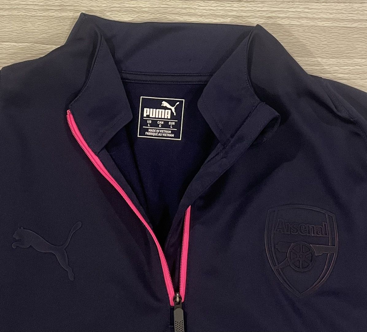 Puma Puma 2017/18 Arsenal Training Jacket Pink Men’s Size Large Size US L / EU 52-54 / 3 - 2 Thumbnail