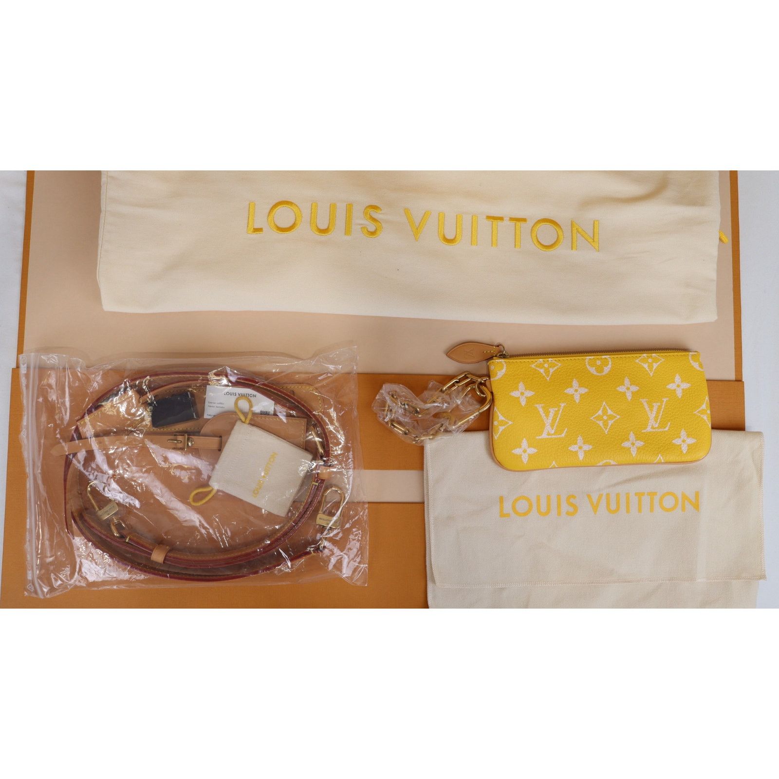 Louis Vuitton o1rshd1 Size: 40 / Speedy 40 P9 Bandoulière Bag in Yellow Size ONE SIZE - 8 Thumbnail