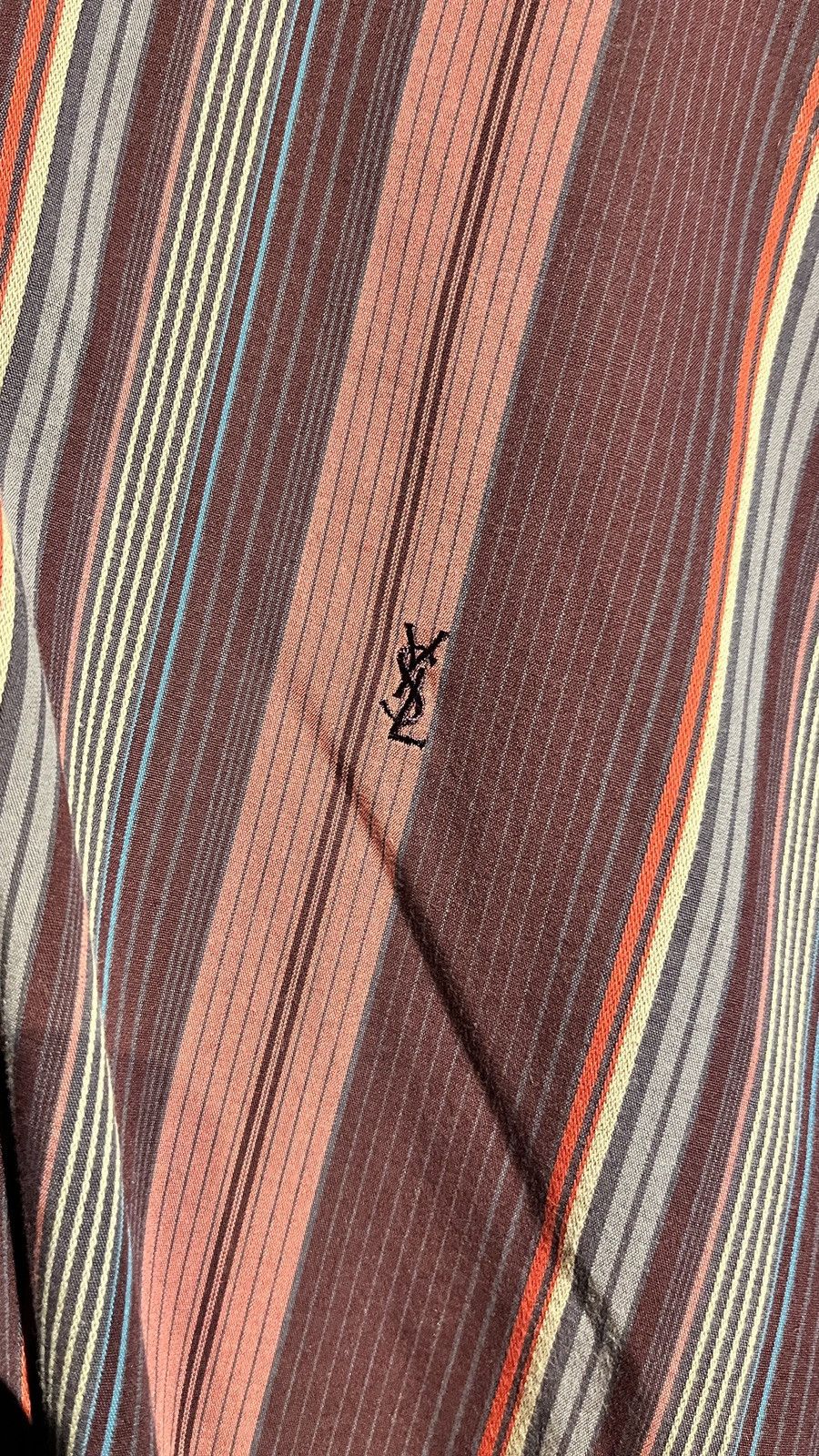 Vintage × Yves Saint Laurent YSL Yves Saint Laurent luxury button up Size US XL / EU 56 / 4 - 3 Thumbnail