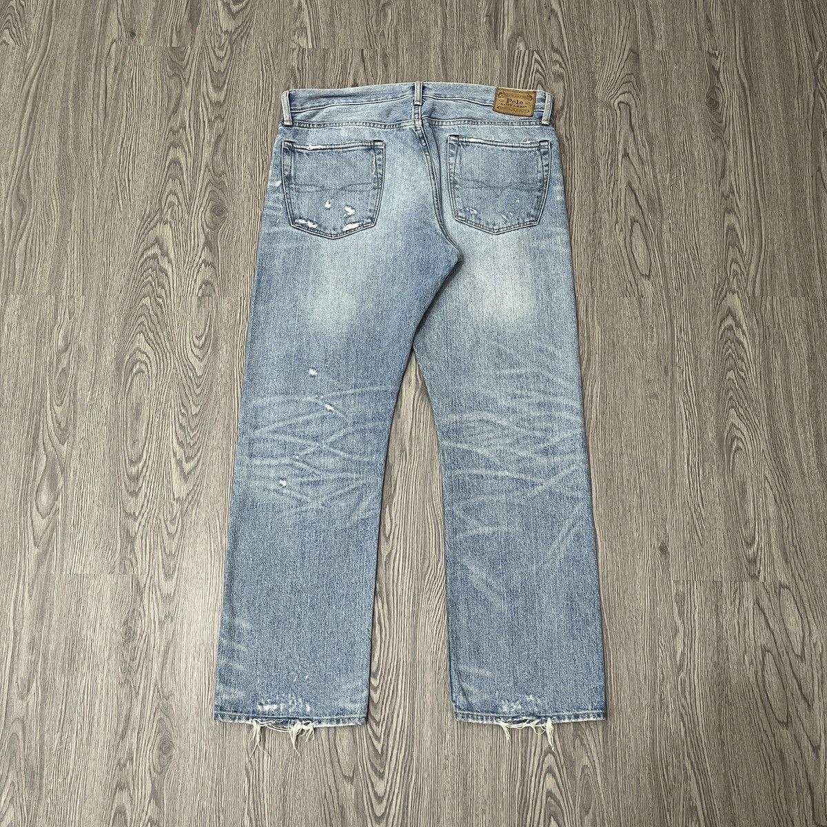 Polo Ralph Lauren Polo Ralph Lauren Distressed Denim Blue Sky ifsix Lgb Style Size US 36 / EU 52 - 10 Thumbnail