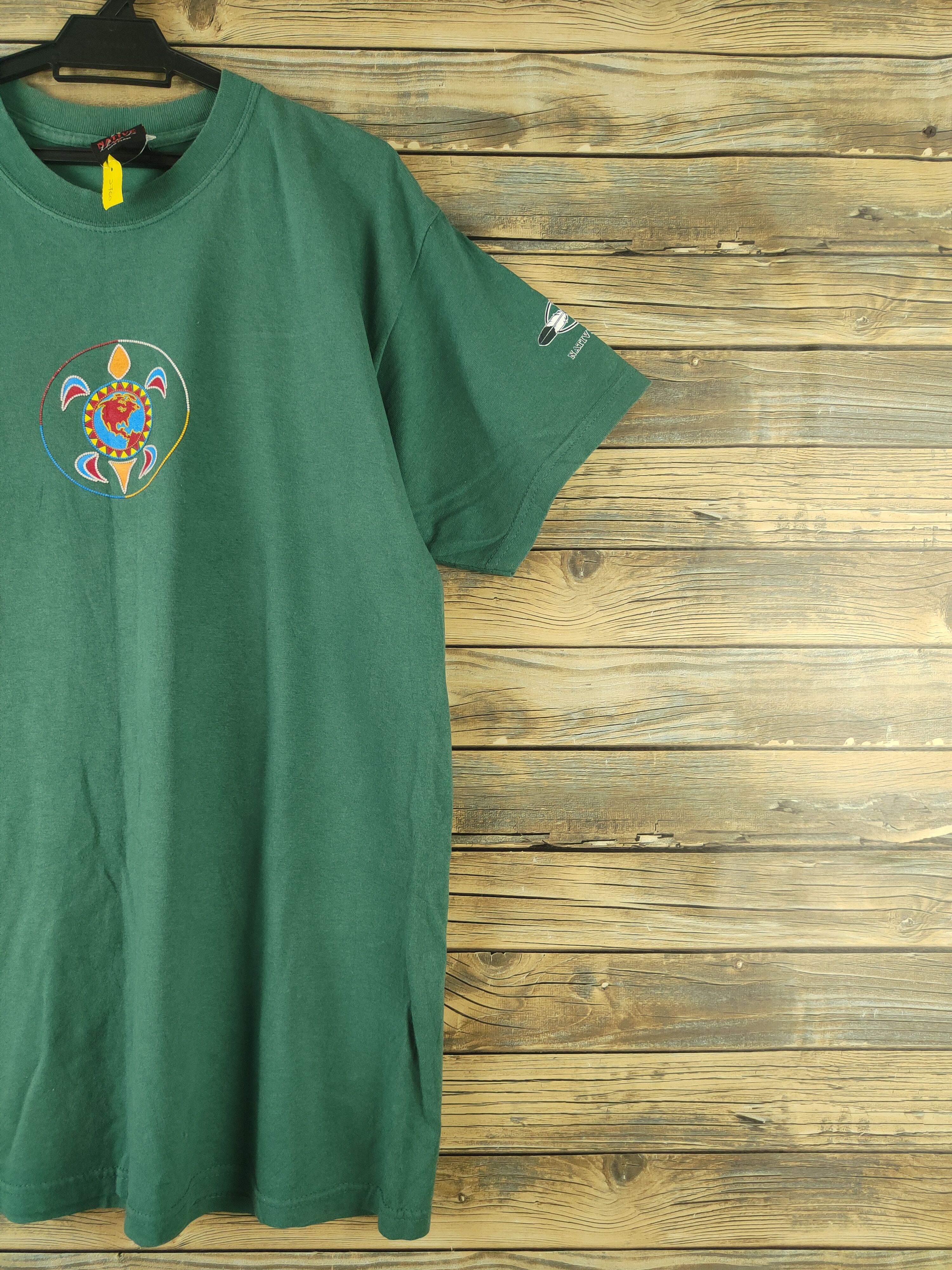 Native DL Native Threads Green Short Sleeve T-shirt #2760 Size US L / EU 52-54 / 3 - 5 Thumbnail