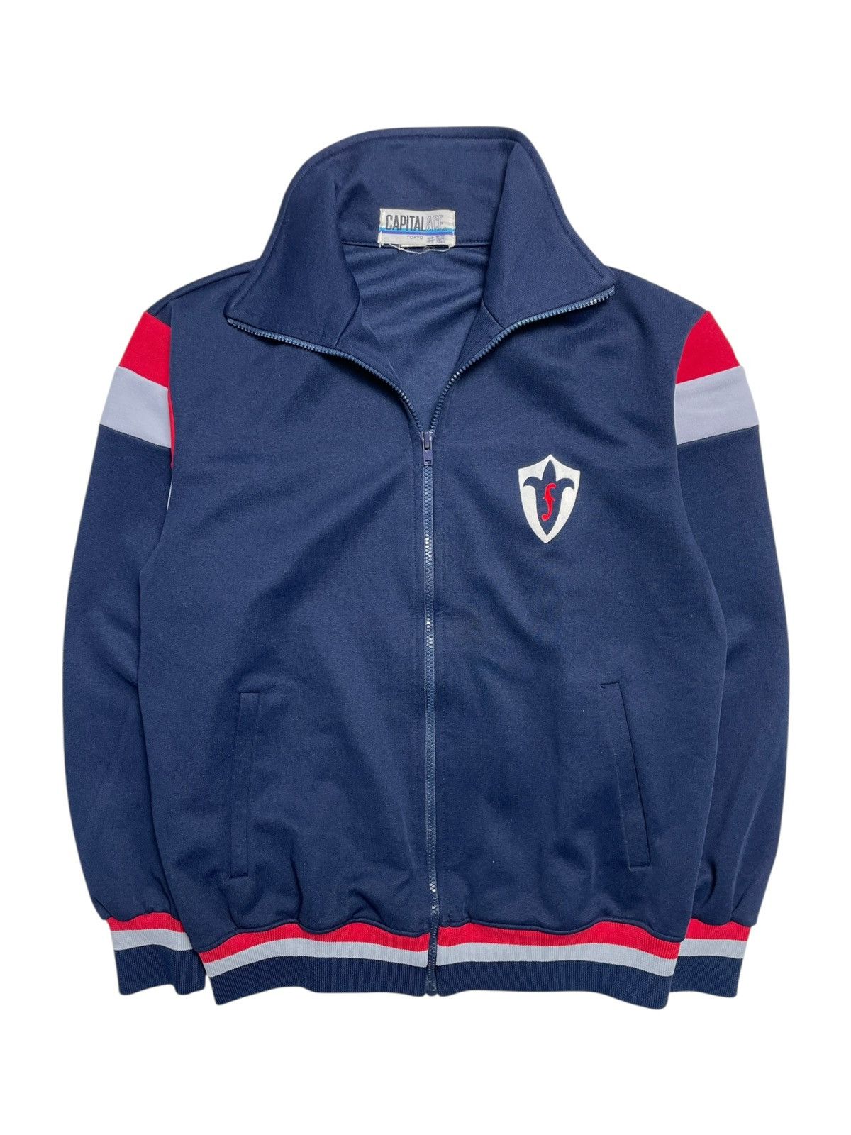 Japanese Brand 1990’s Capital Ace - Tracktop Jacket Size US M / EU 48-50 / 2 - 1 Thumbnail