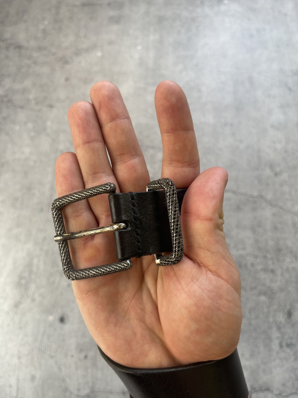 Diesel Vintage Leather Diesel Belt Size ONE SIZE - 6 Thumbnail