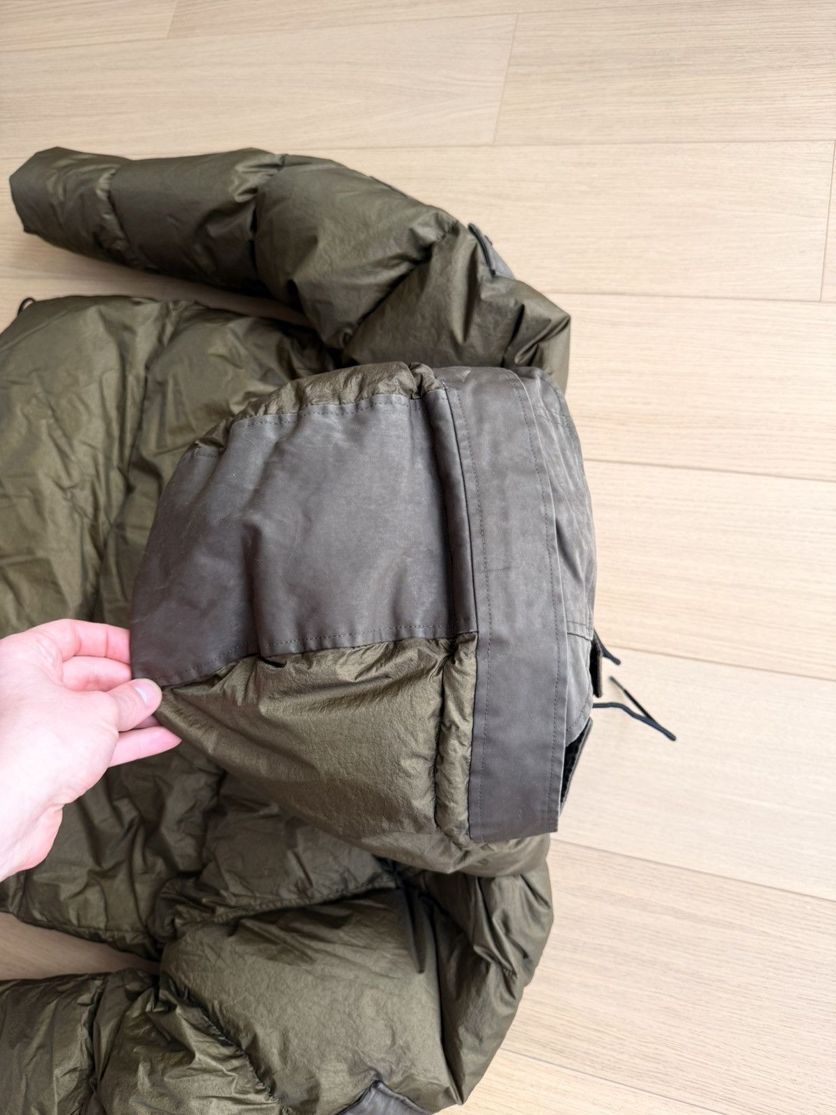 Ten C Ten C Iced Combo Down Jacket Olive 52/XL Size US XL / EU 56 / 4 - 8 Thumbnail