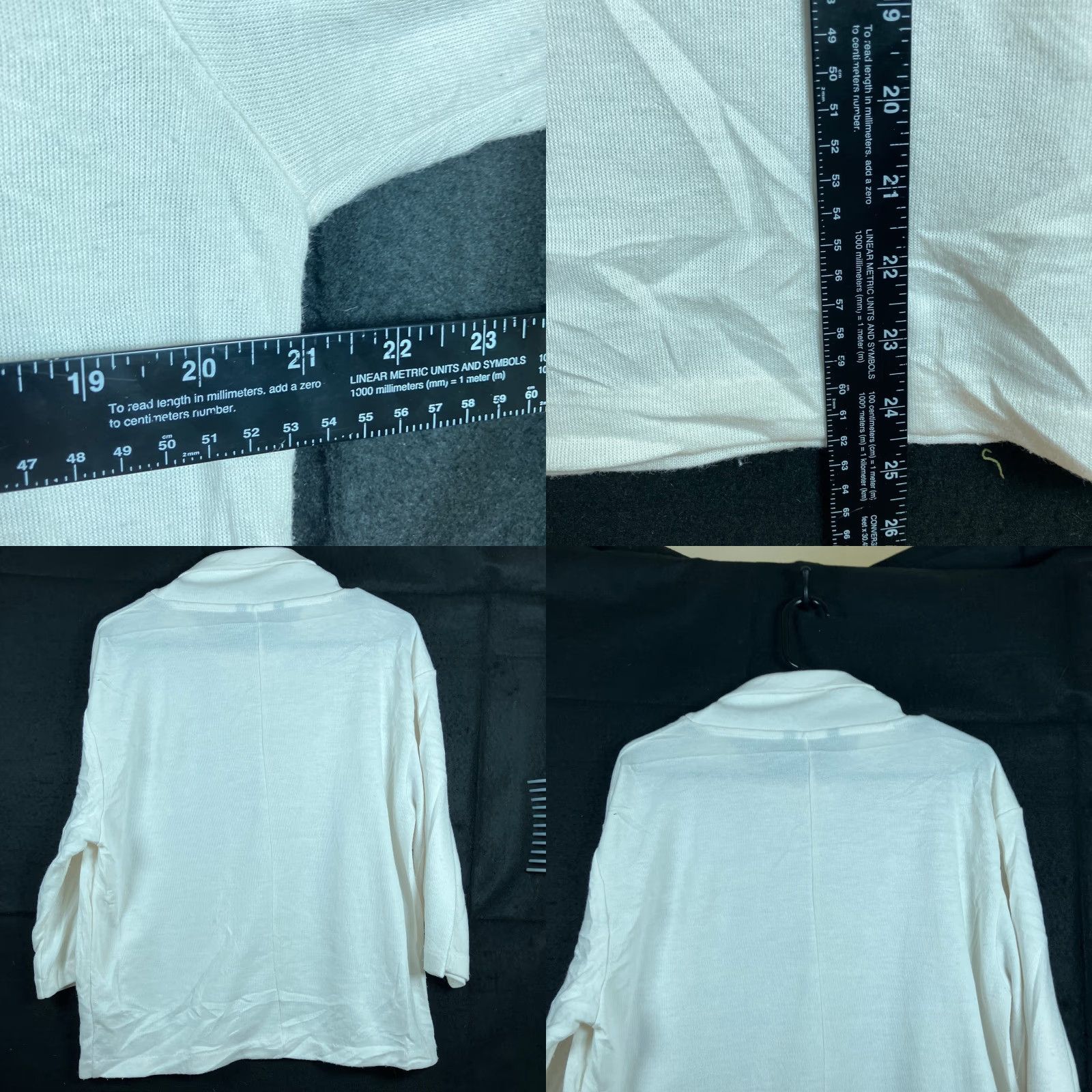 Banana Republic Banana Republic Womens Sweater Cream High Neck Long Loose Sleeve Soft Stretch M Size M / US 6-8 / IT 42-44 - 8 Thumbnail