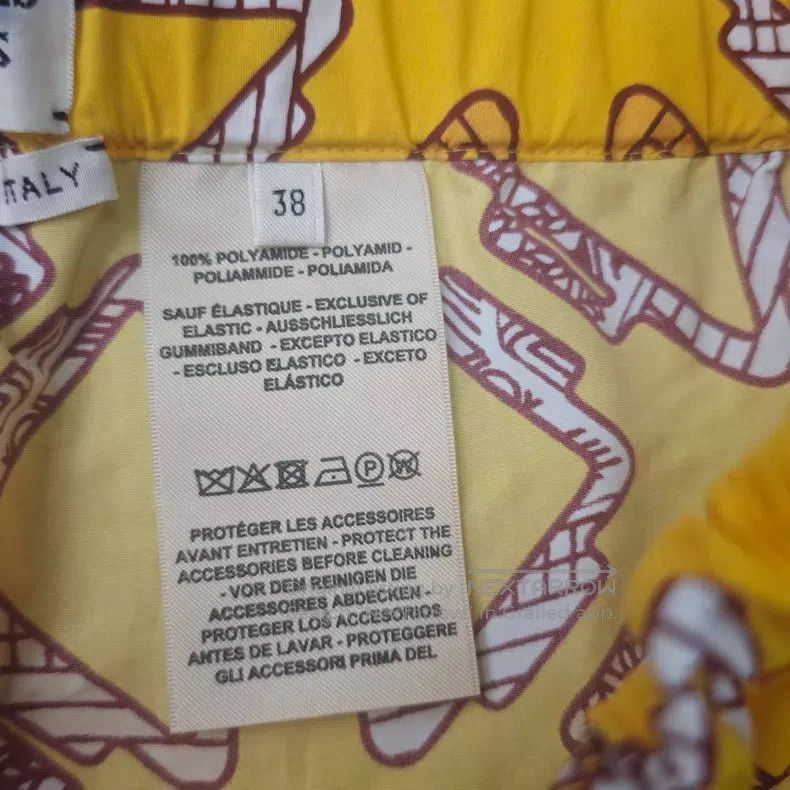 Hermes Hermes Yellow Drawstring Shorts Size 25" / US 0 / IT 36 - 6 Thumbnail