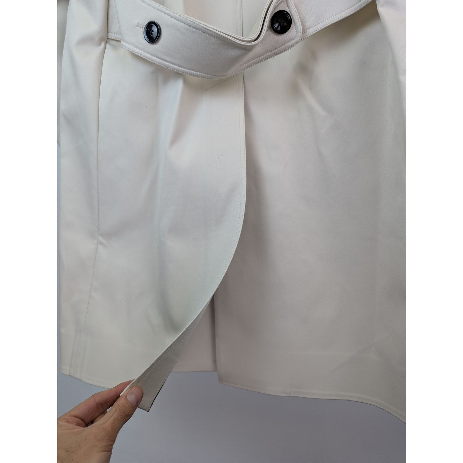 Tom Ford o1rshd1 CC20 Sportswear double-breasted leather coat White Size US M / EU 48-50 / 2 - 16 Thumbnail