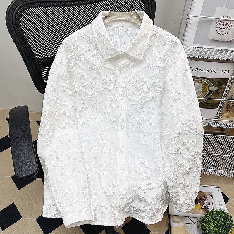 Japanese Brand × Vintage Streetwear Japanese Retro Style Shirt Long Sleeve Size US L / EU 52-54 / 3 - 3 Thumbnail