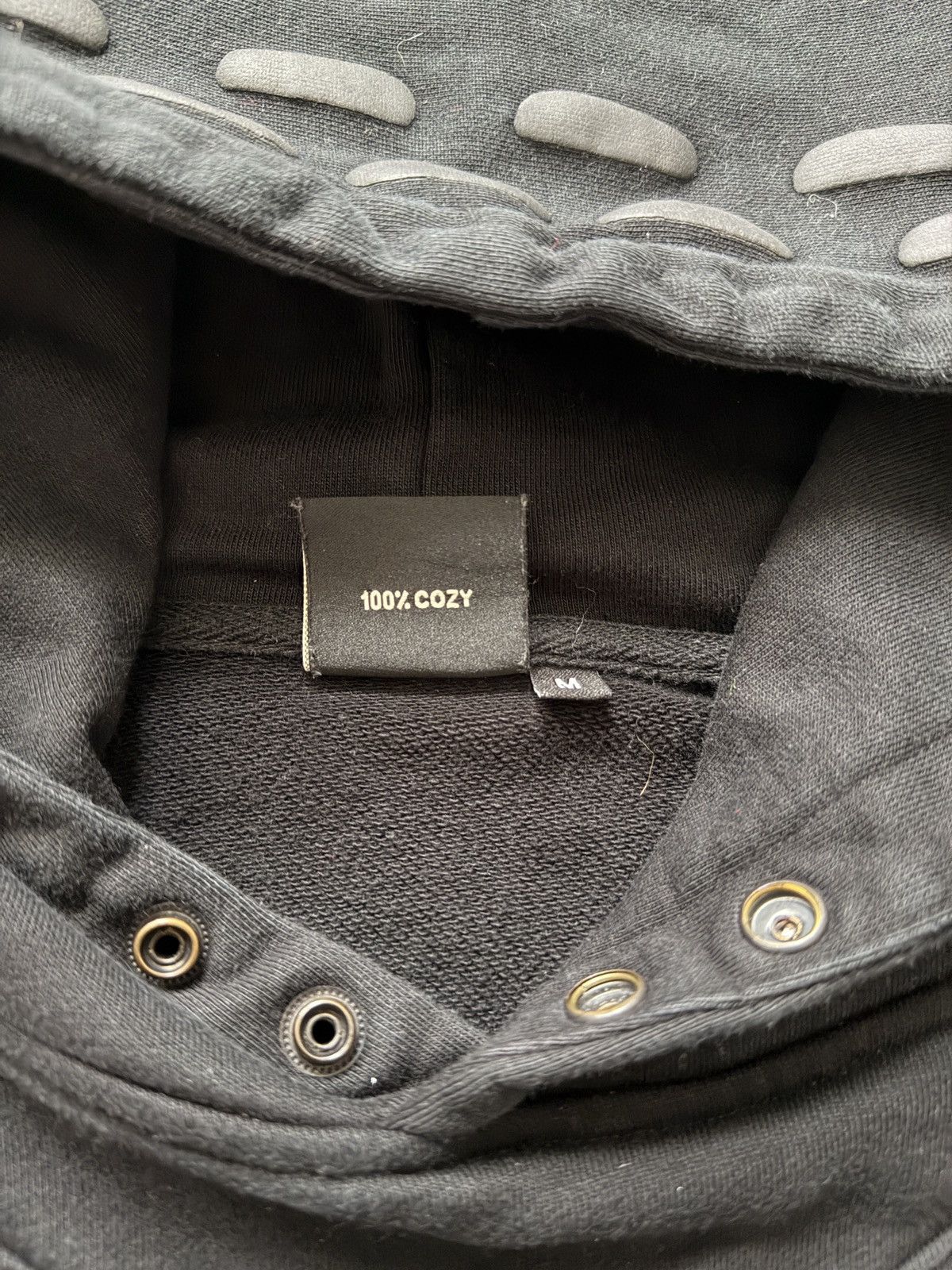 HIDDEN Hidden NY Hoodie Mens M Black Tactical Panel Graphic Sweater Size US M / EU 48-50 / 2 - 10 Thumbnail