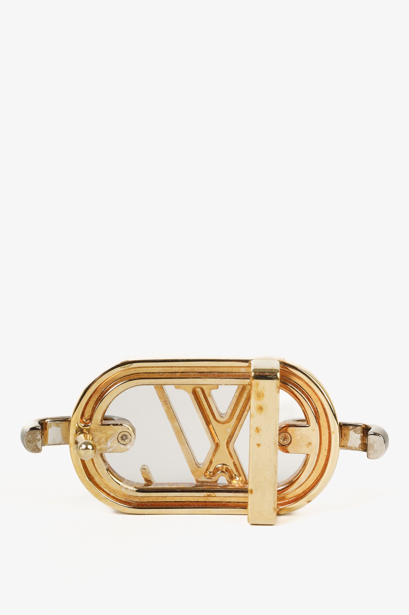 Louis Vuitton Louis Vuitton Everyday Chain Cutout-Monogram Belt Buckle Size ONE SIZE - 3 Thumbnail