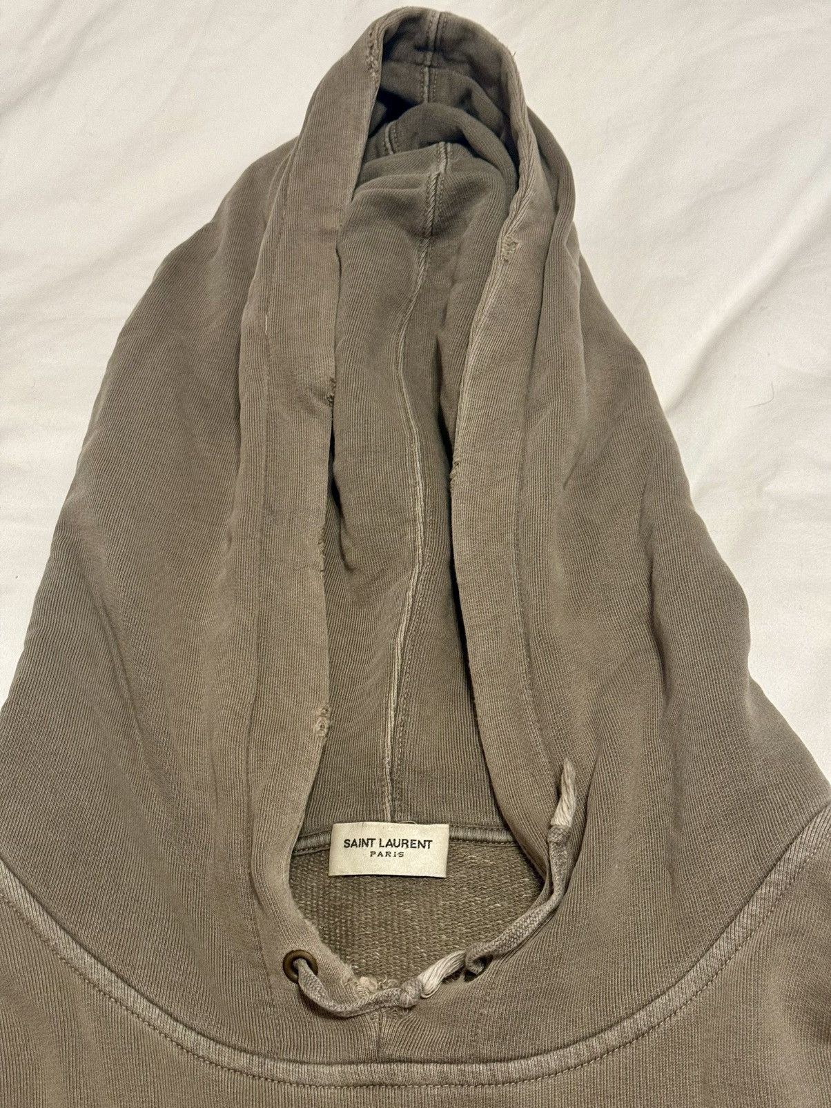 Saint Laurent Paris YSL Box Logo Hoodie Size US XL / EU 56 / 4 - 4 Thumbnail