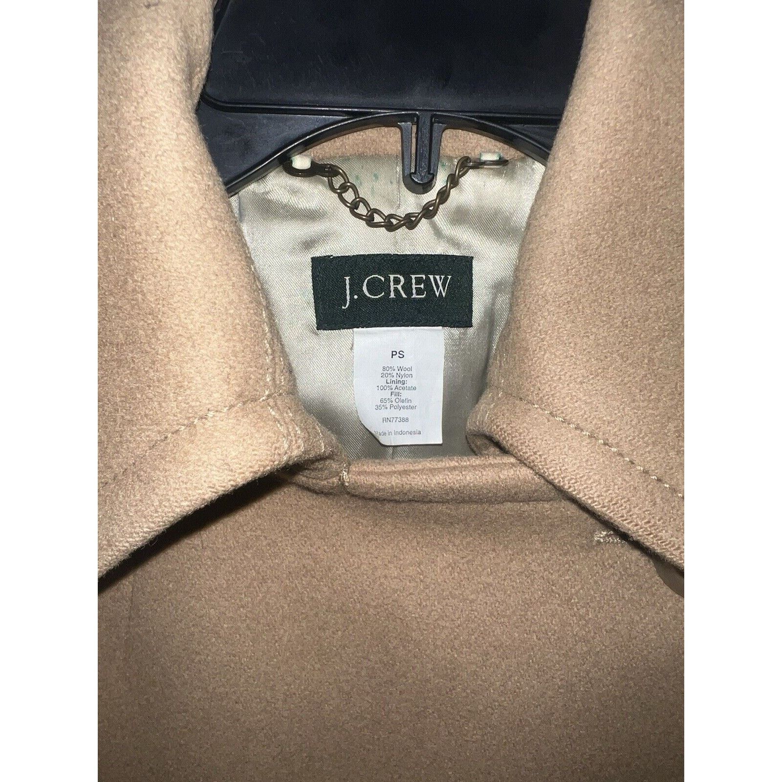 J.Crew JCrew Peacoat Parka Jacket Womens PS Small Double Breasted Size S / US 4 / IT 40 - 3 Thumbnail