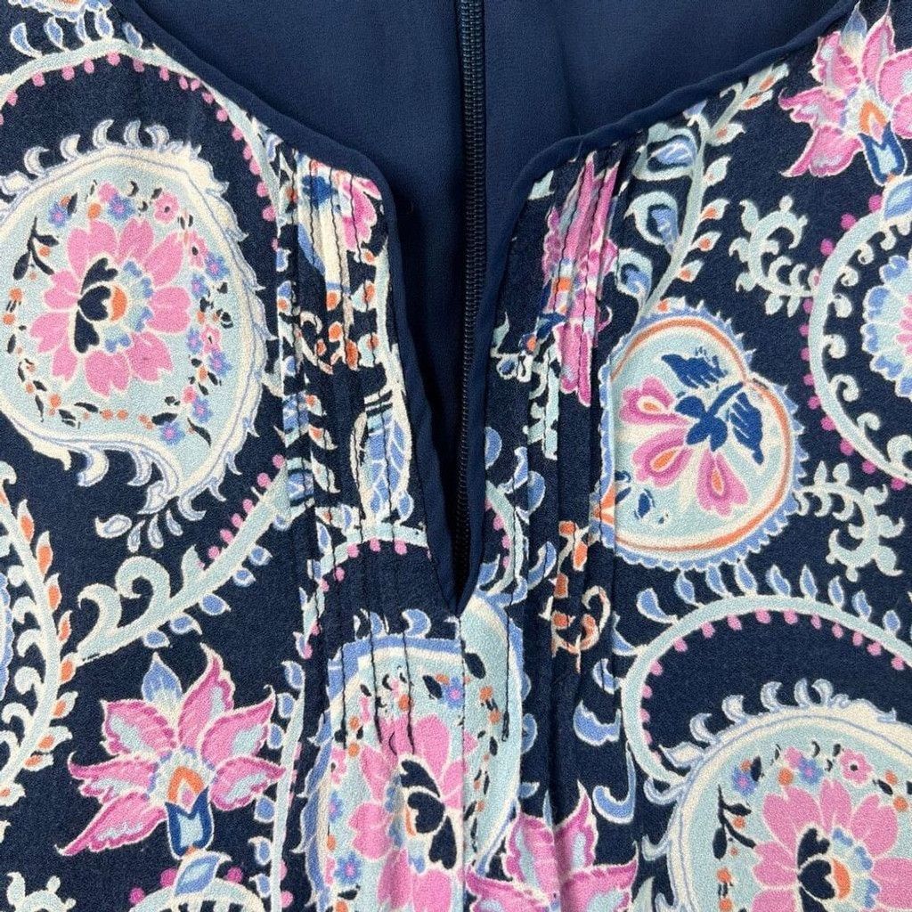 Talbots Talbots Women Dress 14W Paisley Floral Maxi Dress Beach Boho Size XL / US 12-14 / IT 48-50 - 4 Thumbnail