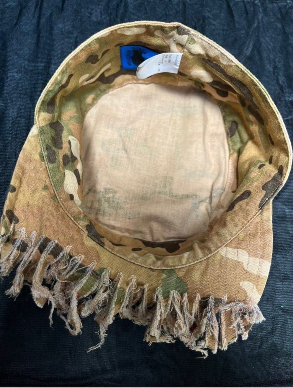 Bernhard Willhelm Rare!!! Bernhard Willhelm AW11 Distressed Camo Binky Hats Size ONE SIZE - 3 Thumbnail