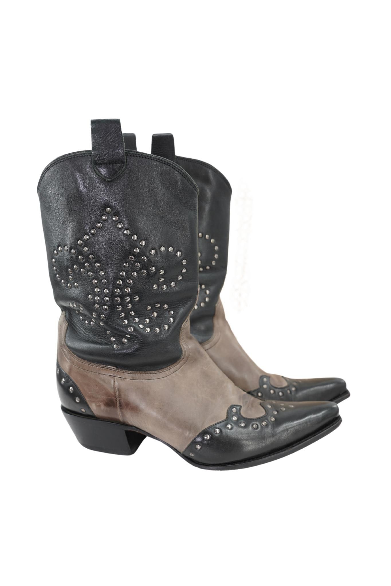 Designer Charlie 1 Horse Studded Cowboy Boot Women's 8 Size US 8 / IT 38 - 1 Thumbnail