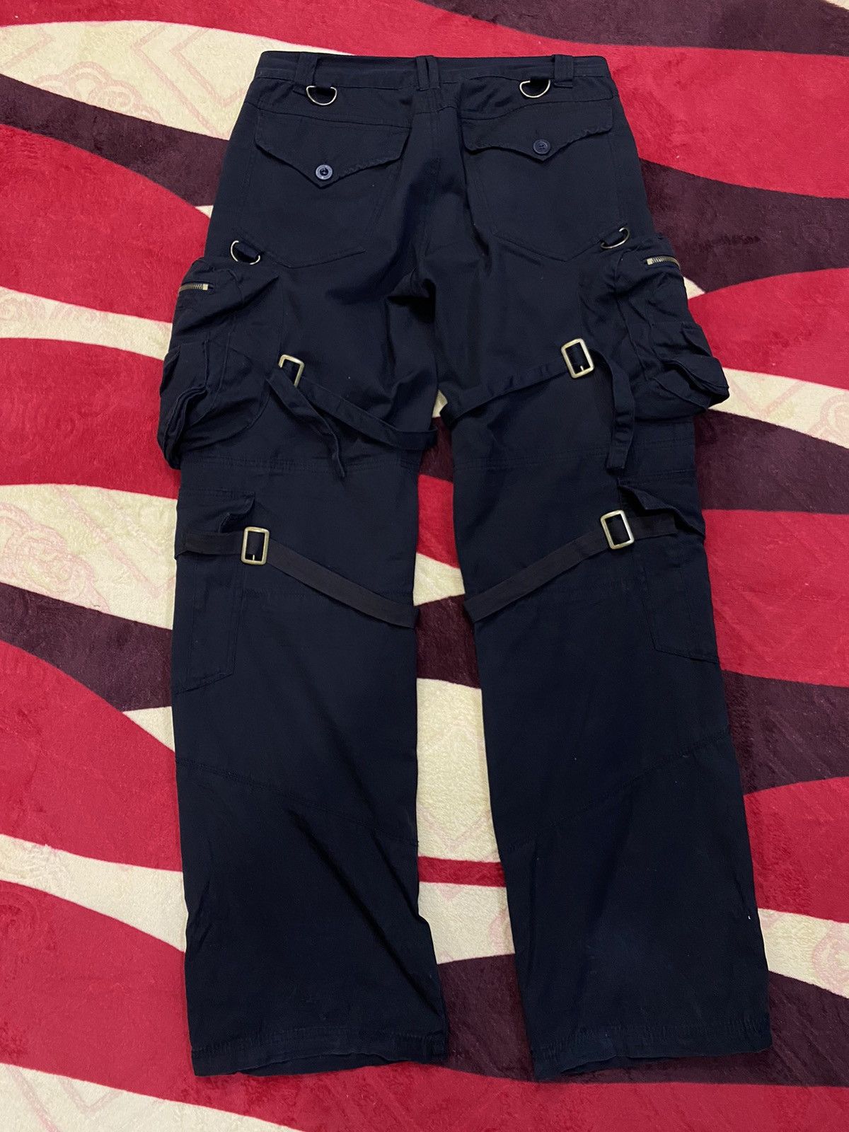 Japanese Brand Tactical Multipocket Bondage Pants (Action Lad Figure Inc) Size US 34 / EU 50 - 10 Thumbnail