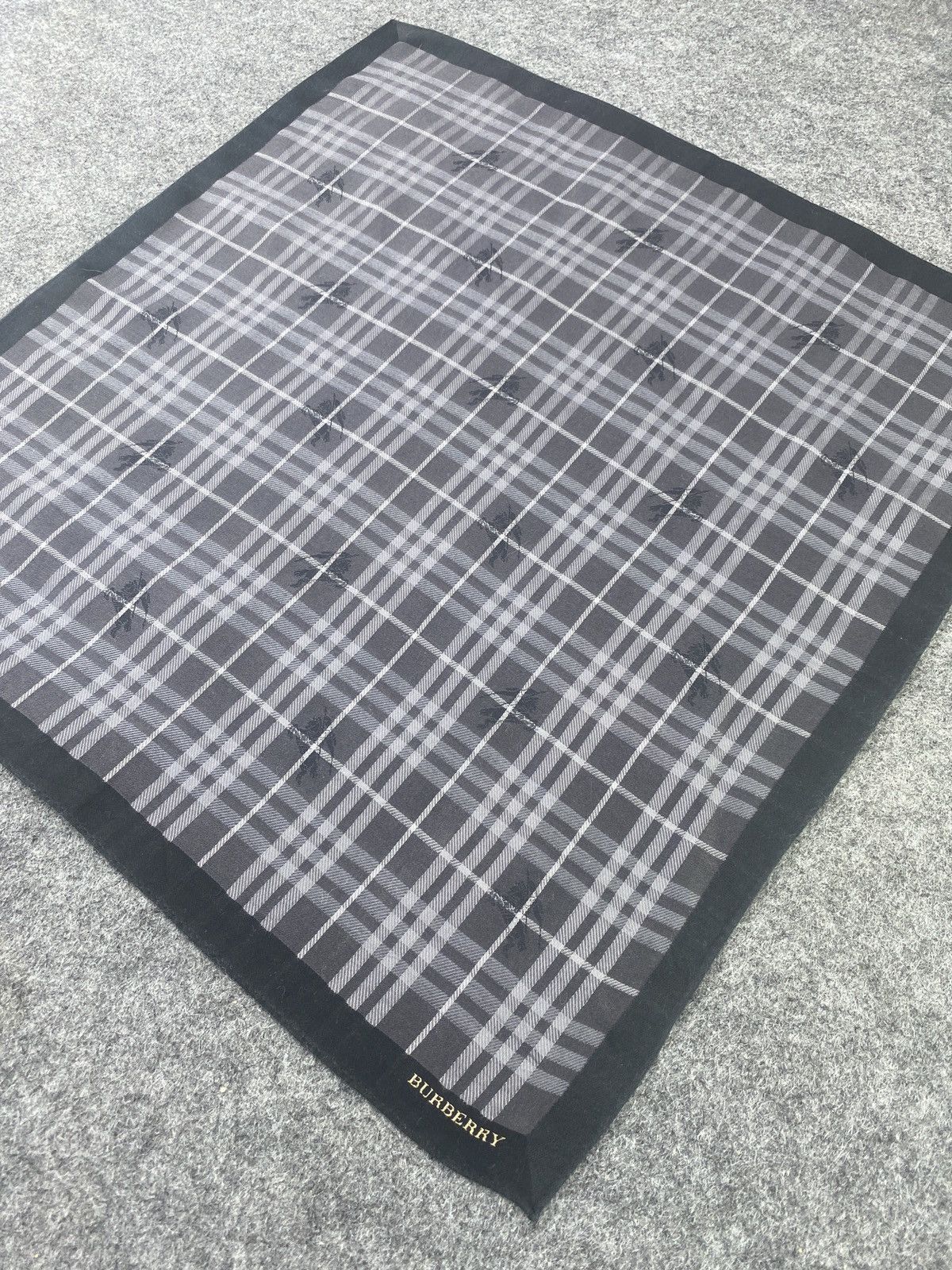 Burberry × Vintage Burberry Handkerchief / Bandana / Neckerchief-B063 Size ONE SIZE - 4 Thumbnail