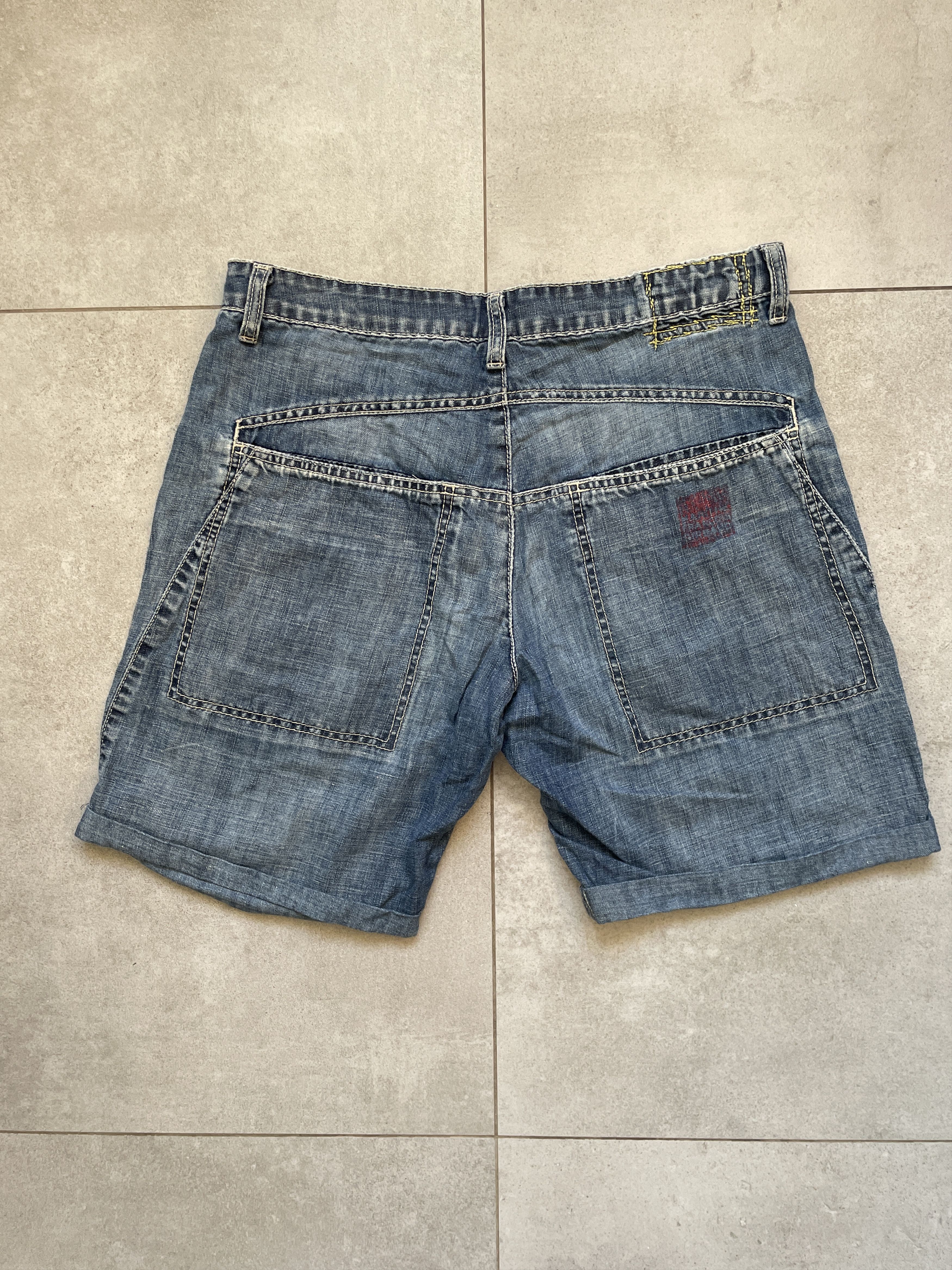 Marithe + Francois Girbaud × Vintage Y2K Marithe + Francois Girbaud JEANS SHORTS Size 27" / US 4 / IT 40 - 1 Thumbnail