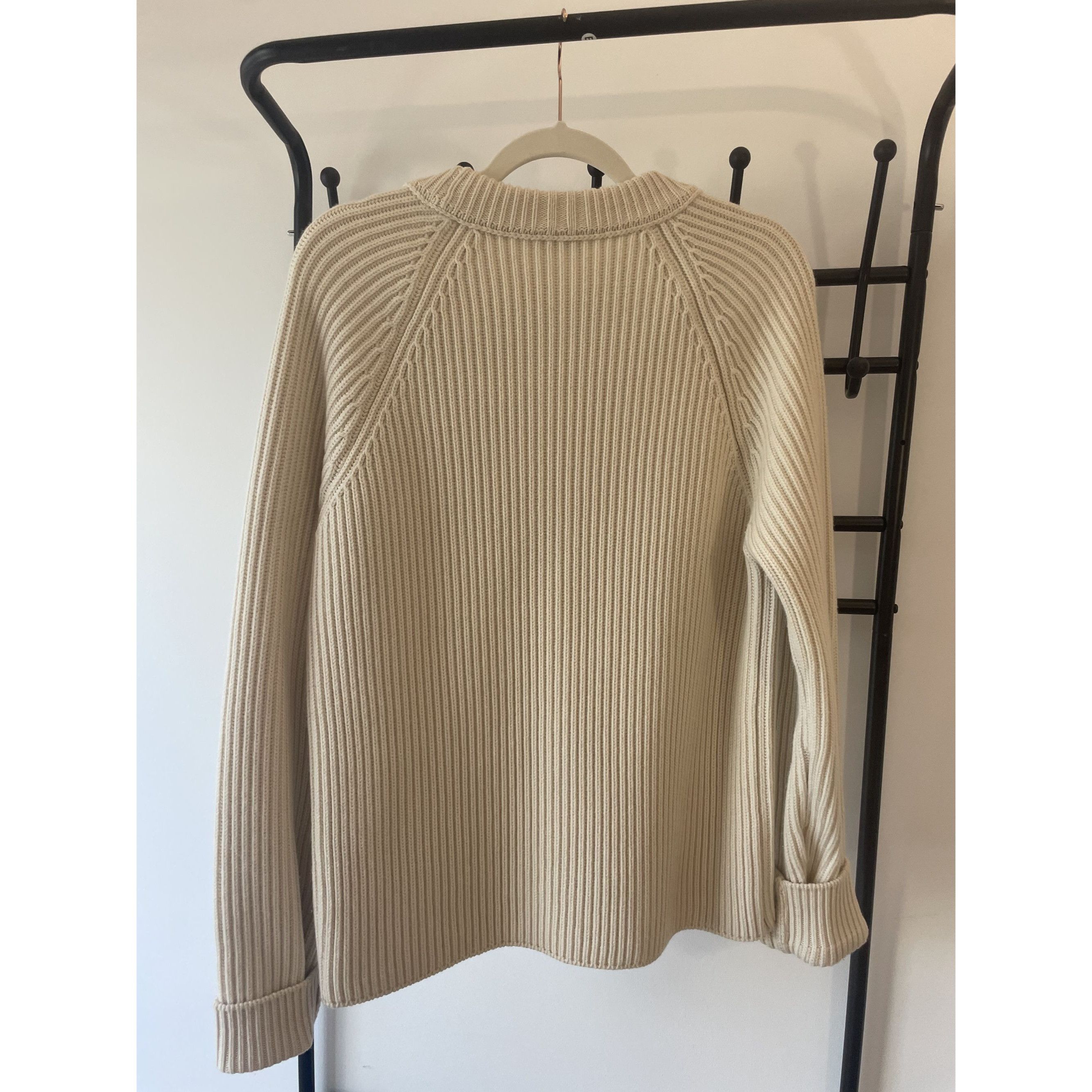 Yves Saint Laurent Saint Laurent Ribbed Wool Sweater Round Neck Long Sleeves Be Size L / US 10 / IT 46 - 2 Thumbnail