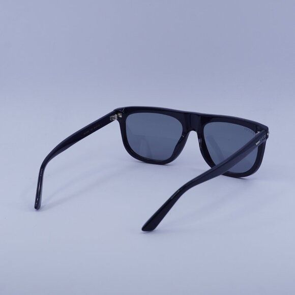 Gucci Gucci GG1726S 003 Sunglasses Blue Square Frame, Grey Lenses Size ONE SIZE - 11 Thumbnail