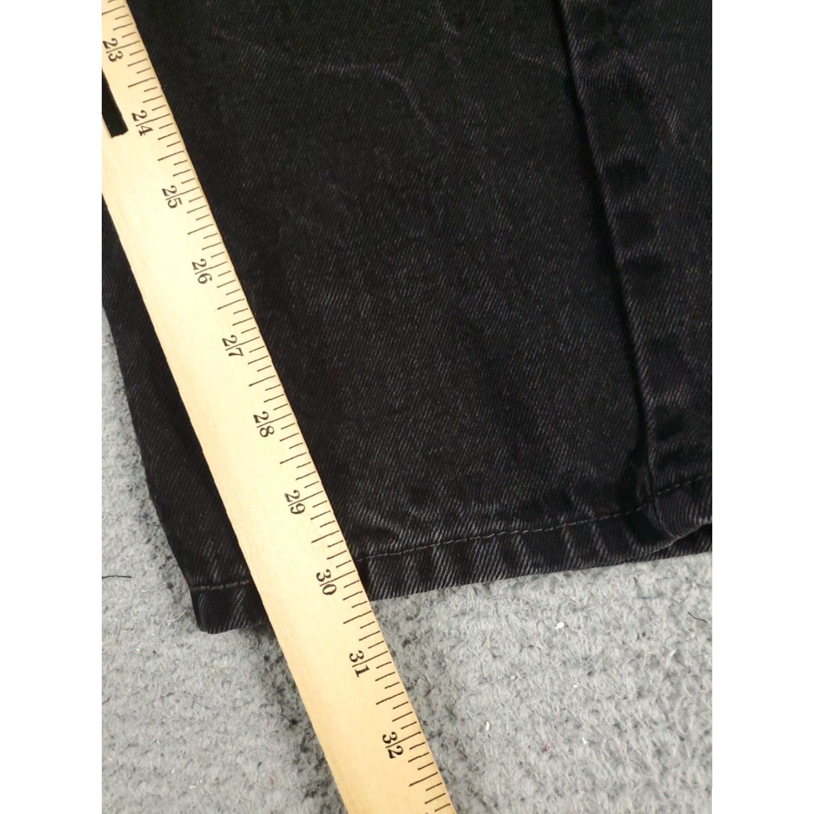 Levi's Levis 505 Straight Leg Jeans Mens 38x30 Black Cotton Size US 38 / EU 54 - 5 Thumbnail