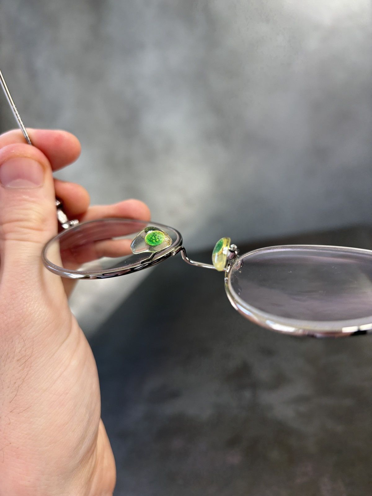 Linda Farrow Linda Farrow Eyeglasses Titanium Frame LF040 Spectacles Cute Size ONE SIZE - 15 Thumbnail
