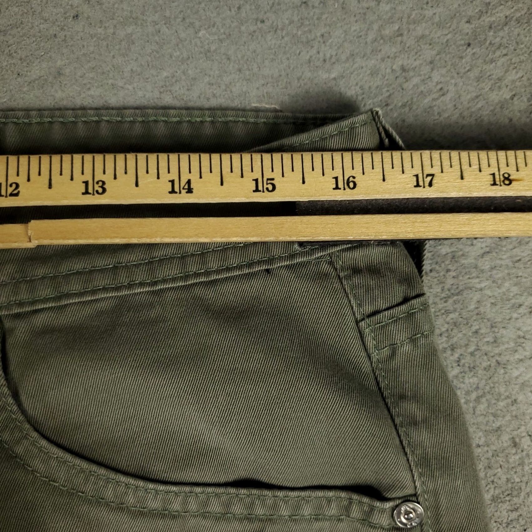 Vintage AG Adriano Goldschmied Jeans Mens 32x27 Green The Graduate Tailored Leg Jeans Size US 32 / EU 48 - 3 Thumbnail