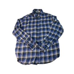 mnml - Men's Relaxed Cargo Casual Shirt - Red - Flannel - Shirts