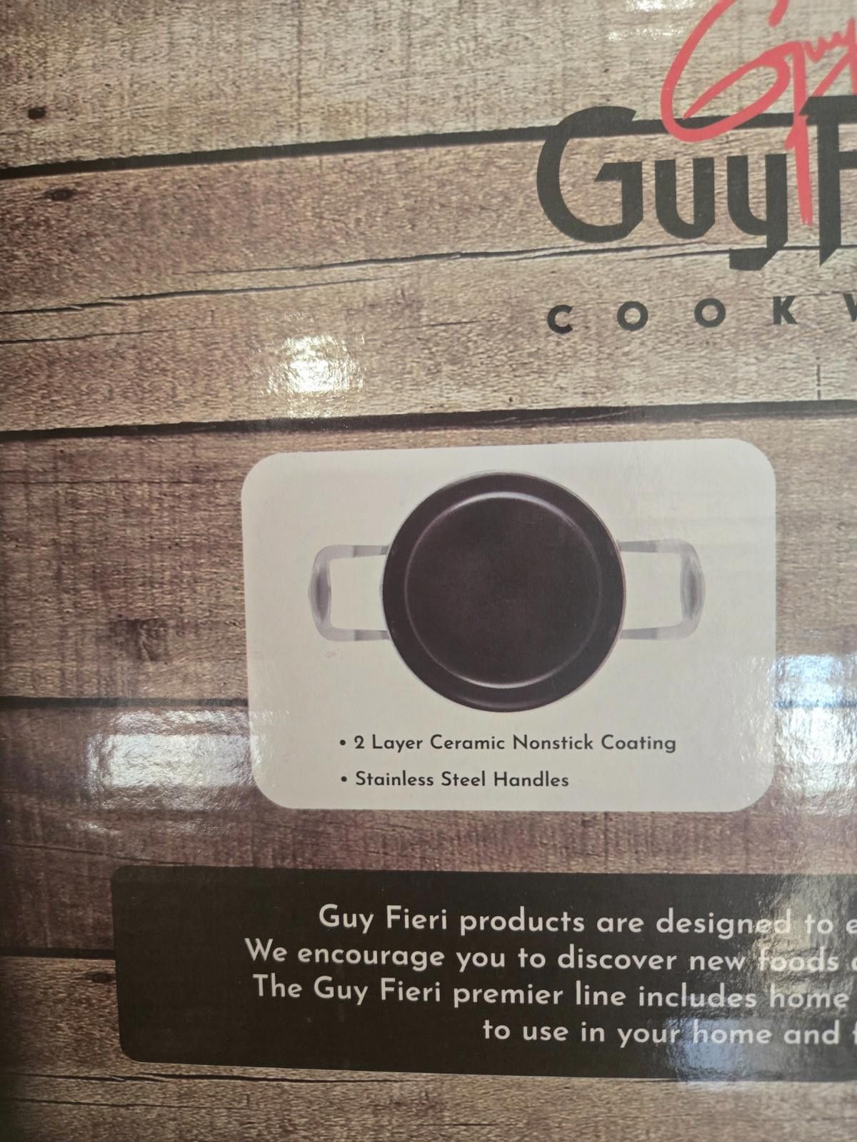 Other Guy Fieri Cookware 5 Quart Stockpot w/ Lid Non Stick NEW Size ONE SIZE - 2 Thumbnail