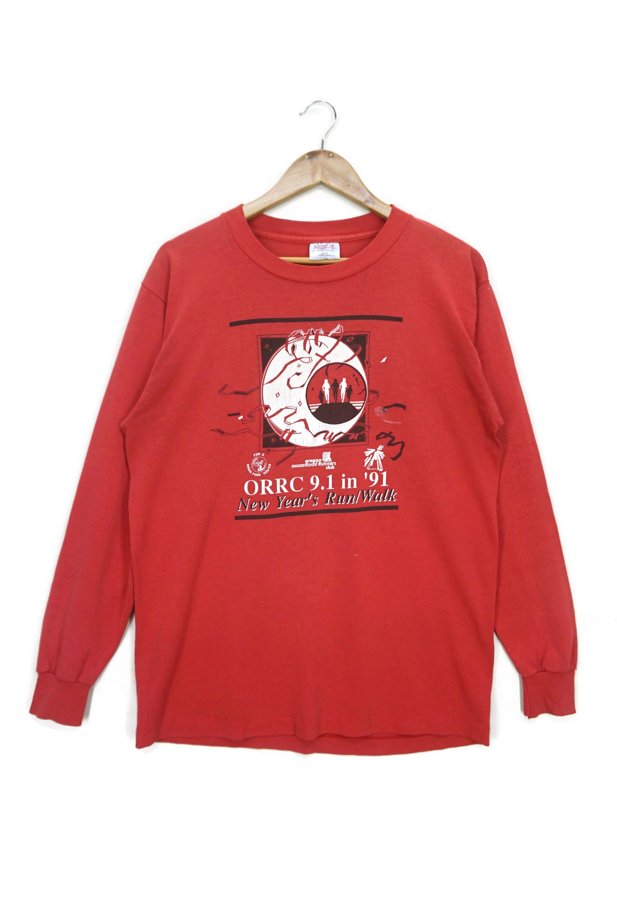 NCAA Vintage Oregon Road Runners Club Tee 90s New Year's Run Walk Size US M / EU 48-50 / 2 - 1 Thumbnail