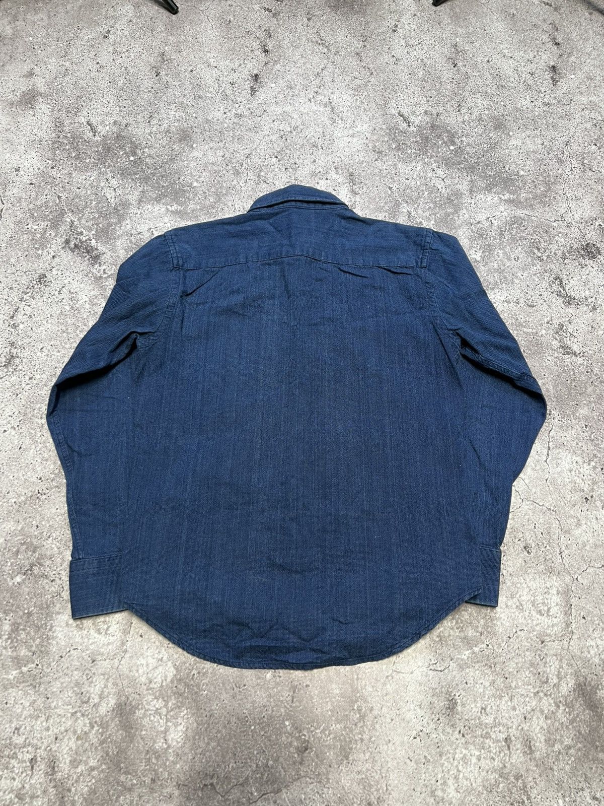 Naked & Famous Naked & Famous Denim Indigo Button Up Long Sleeve Shirt M Size US M / EU 48-50 / 2 - 6 Thumbnail