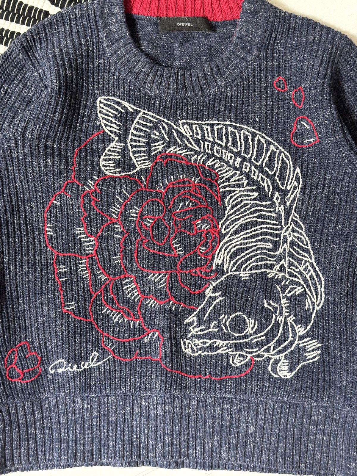 Diesel DIESEL JAPANESE STYLE KNITTED SWEATER Size S / US 4 / IT 40 - 2 Thumbnail
