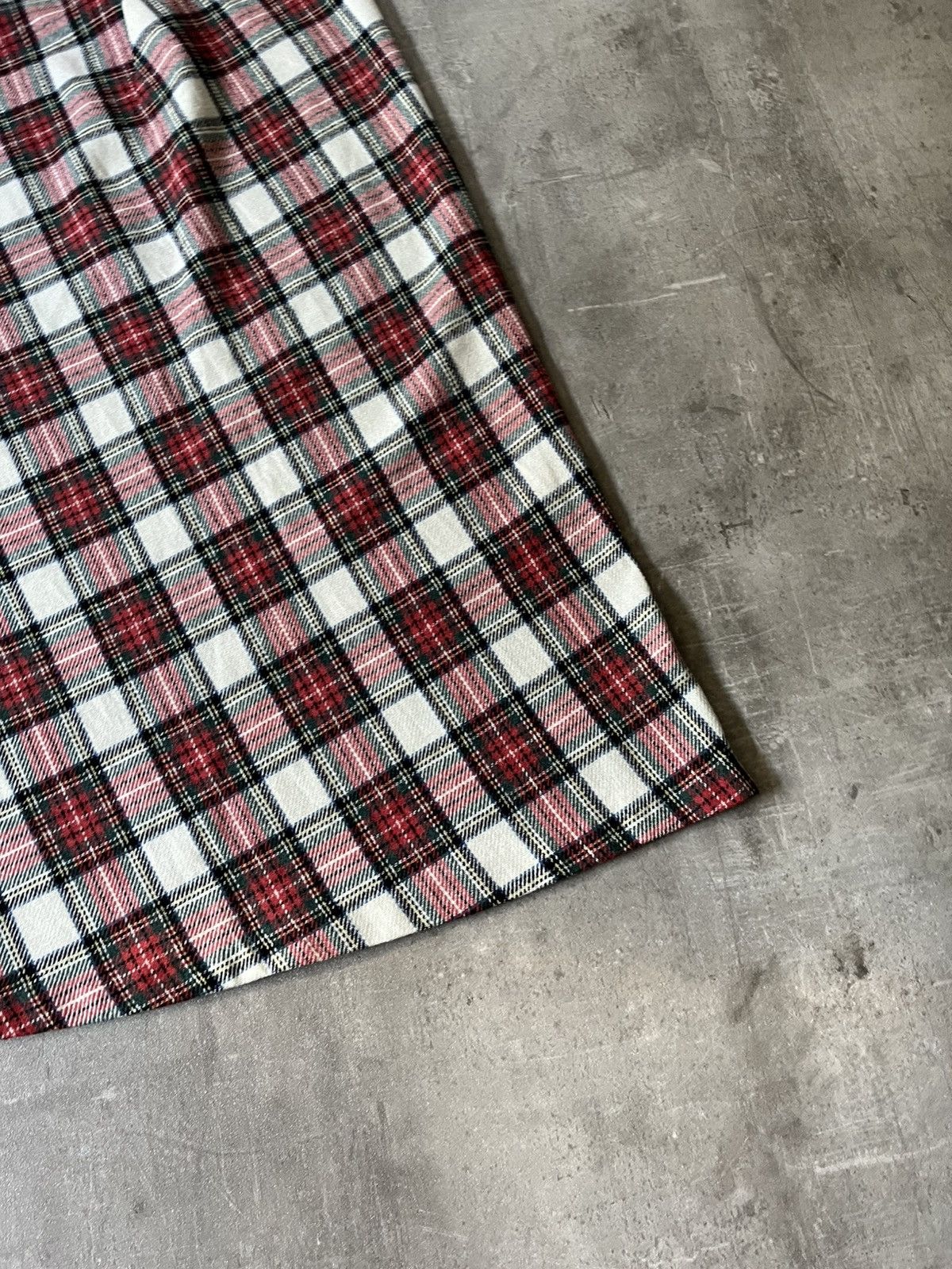 Yohji Yamamoto Y's Yohji Yamamoto wool checke skirt multicolor Size 28" / US 6 / IT 42 - 3 Thumbnail