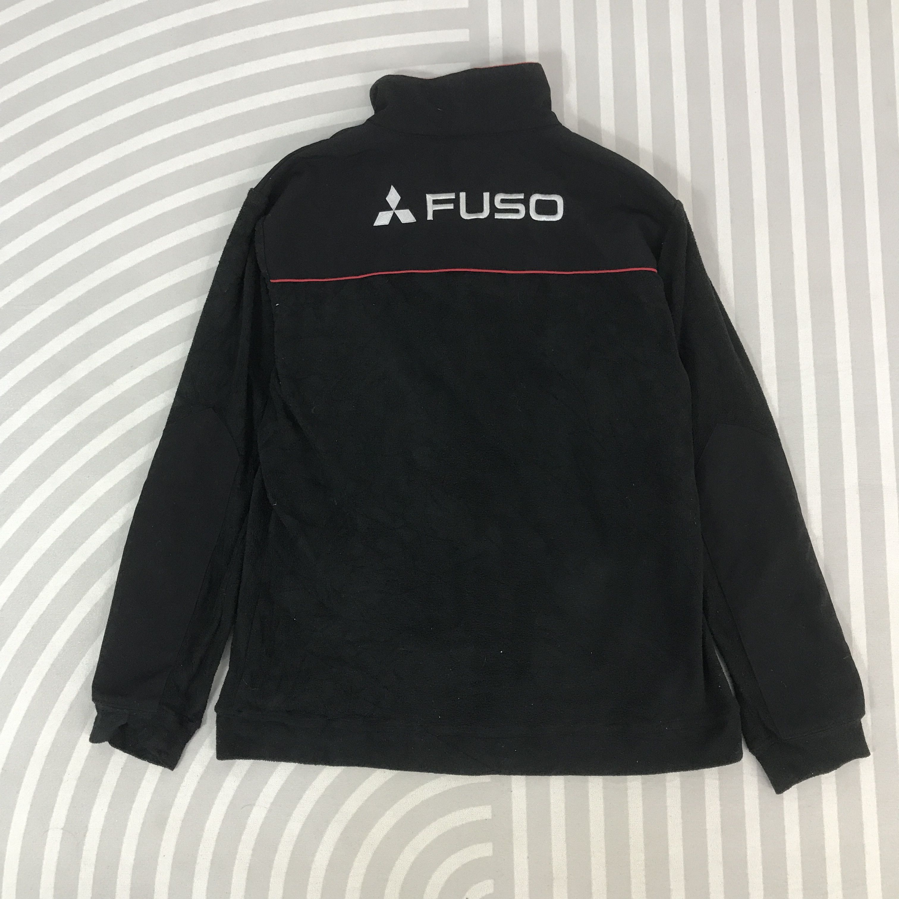 Japanese Brand Vintage Fuso Racing track Fleece Jacket K50B24 Size US M / EU 48-50 / 2 - 1 Thumbnail
