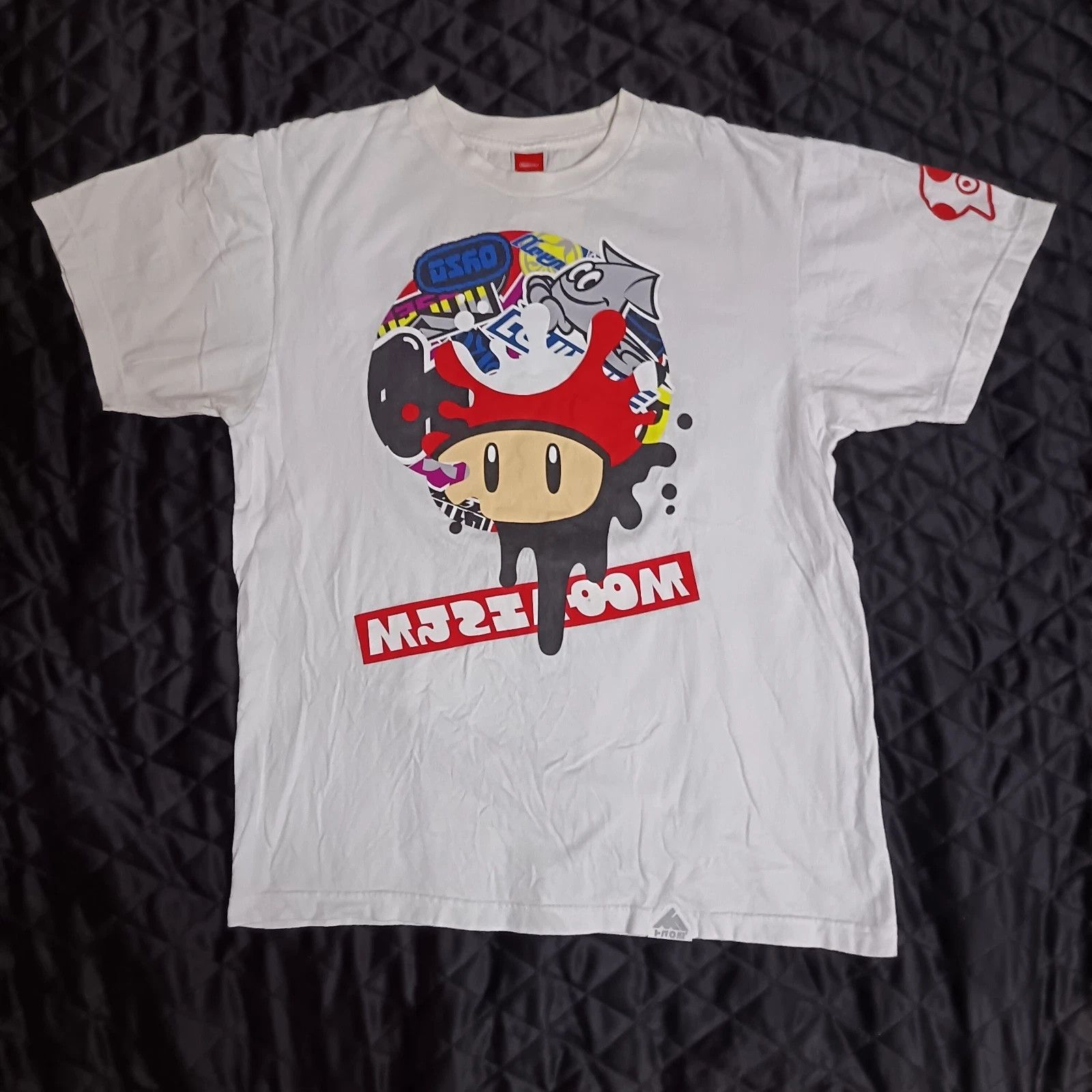 Nintendo Splatoon 2 Festival Super Mushroom Mario Bros T-Shirt Size US L / EU 52-54 / 3 - 1 Thumbnail
