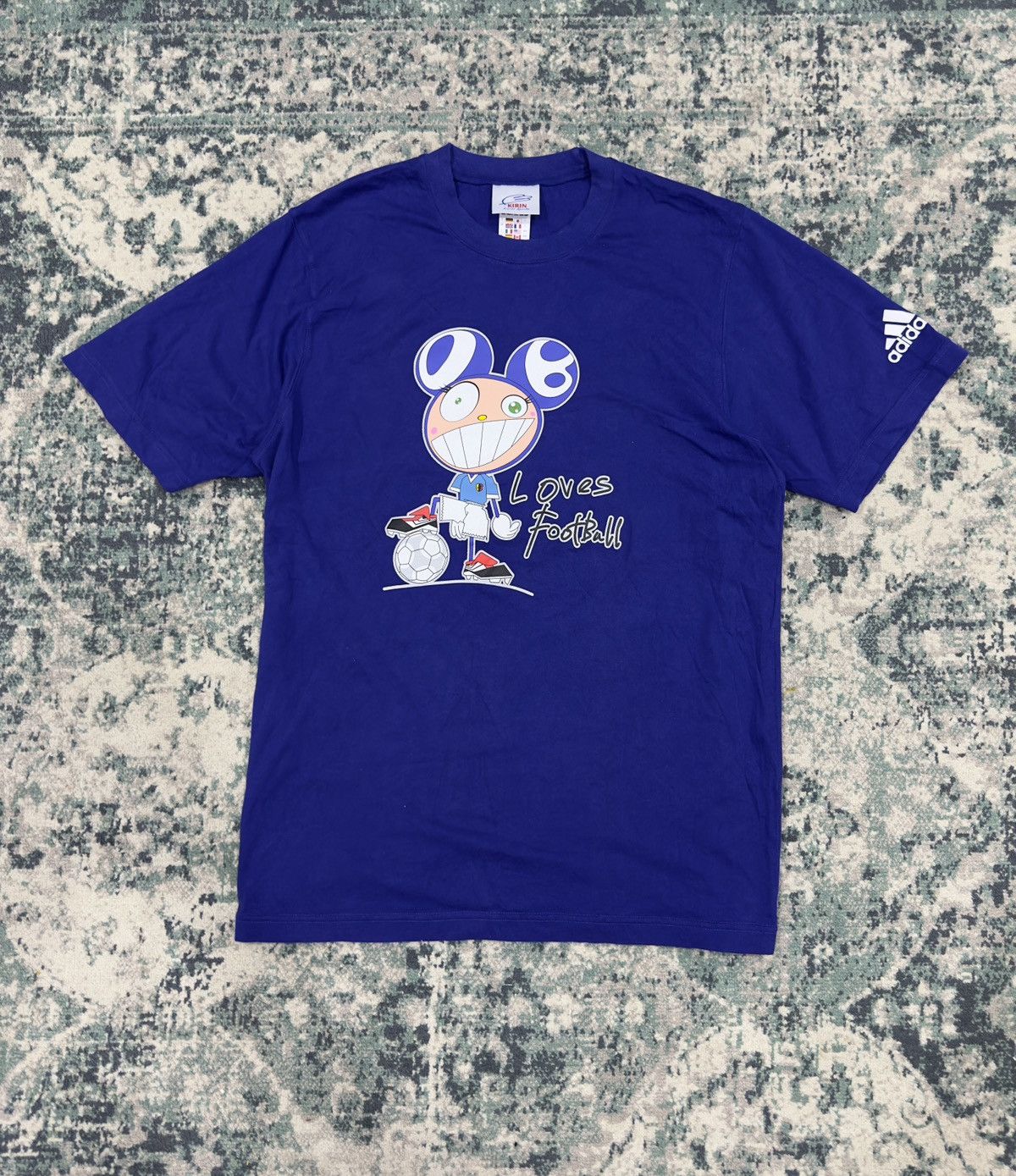 Takashi Murakami Vintage Takashi Murakami Design X Adidas Kirin JFA Tee Size US L / EU 52-54 / 3 - 3 Thumbnail