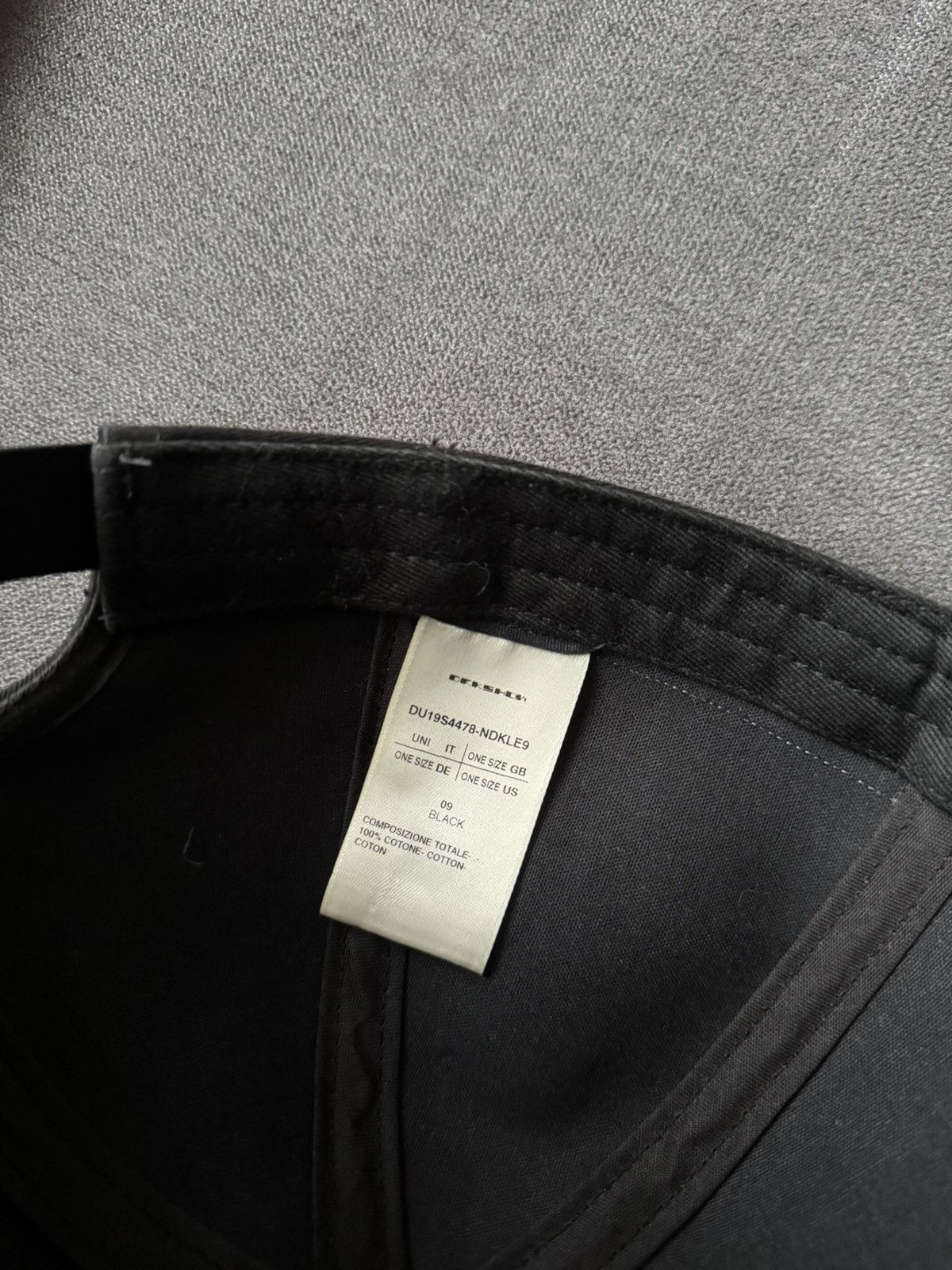 Rick Owens Drkshdw Rick Owens DRKSHDW cap Size ONE SIZE - 8 Thumbnail