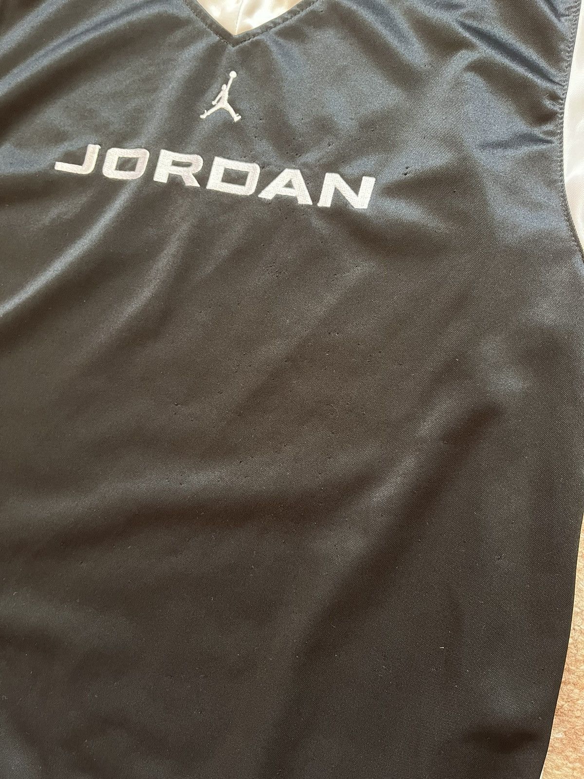 Jordan Brand Vintage Nike Jordan Jumpman Logo Dazzle Jersey Sleeveles Size US L / EU 52-54 / 3 - 6 Thumbnail