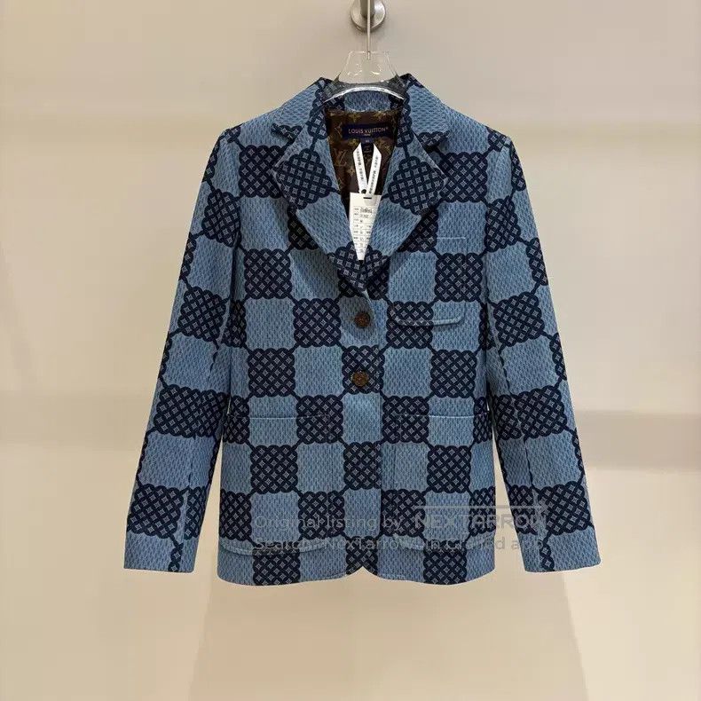 Louis Vuitton Louis Vuitton SS24 plaid print single-breasted blazer jack Size S / US 4 / IT 40 - 1 Thumbnail