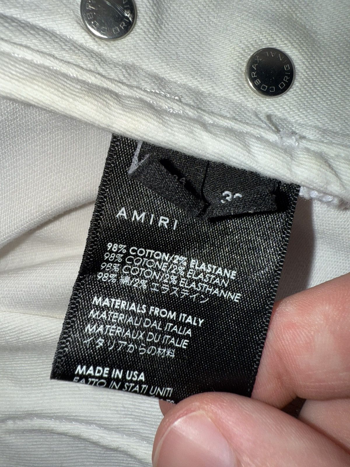 Amiri Amiri Paint Splatter Jeans Size US 32 / EU 48 - 6 Thumbnail