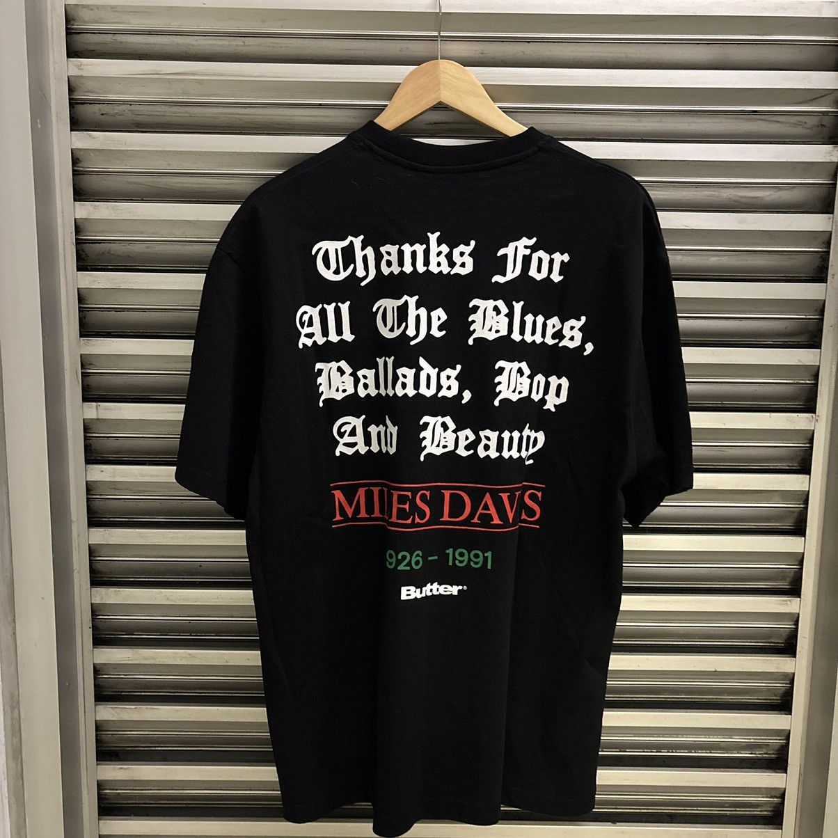 Butter Goods Butter Goods x Miles Davis Thanks Tee Size US L / EU 52-54 / 3 - 4 Thumbnail