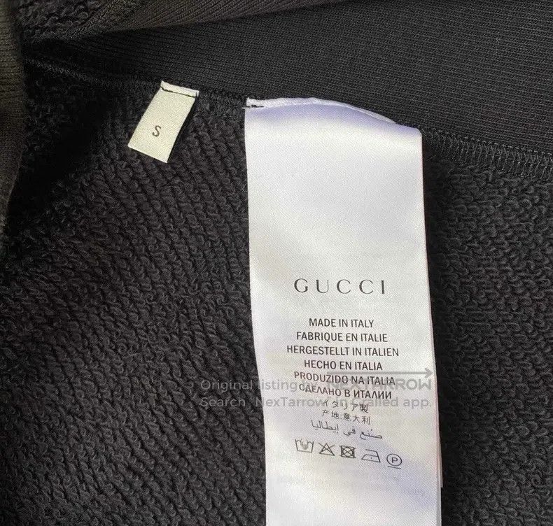 Gucci Gucci Teddy bear embroidered cotton sweatshirt Size US S / EU 44-46 / 1 - 6 Thumbnail