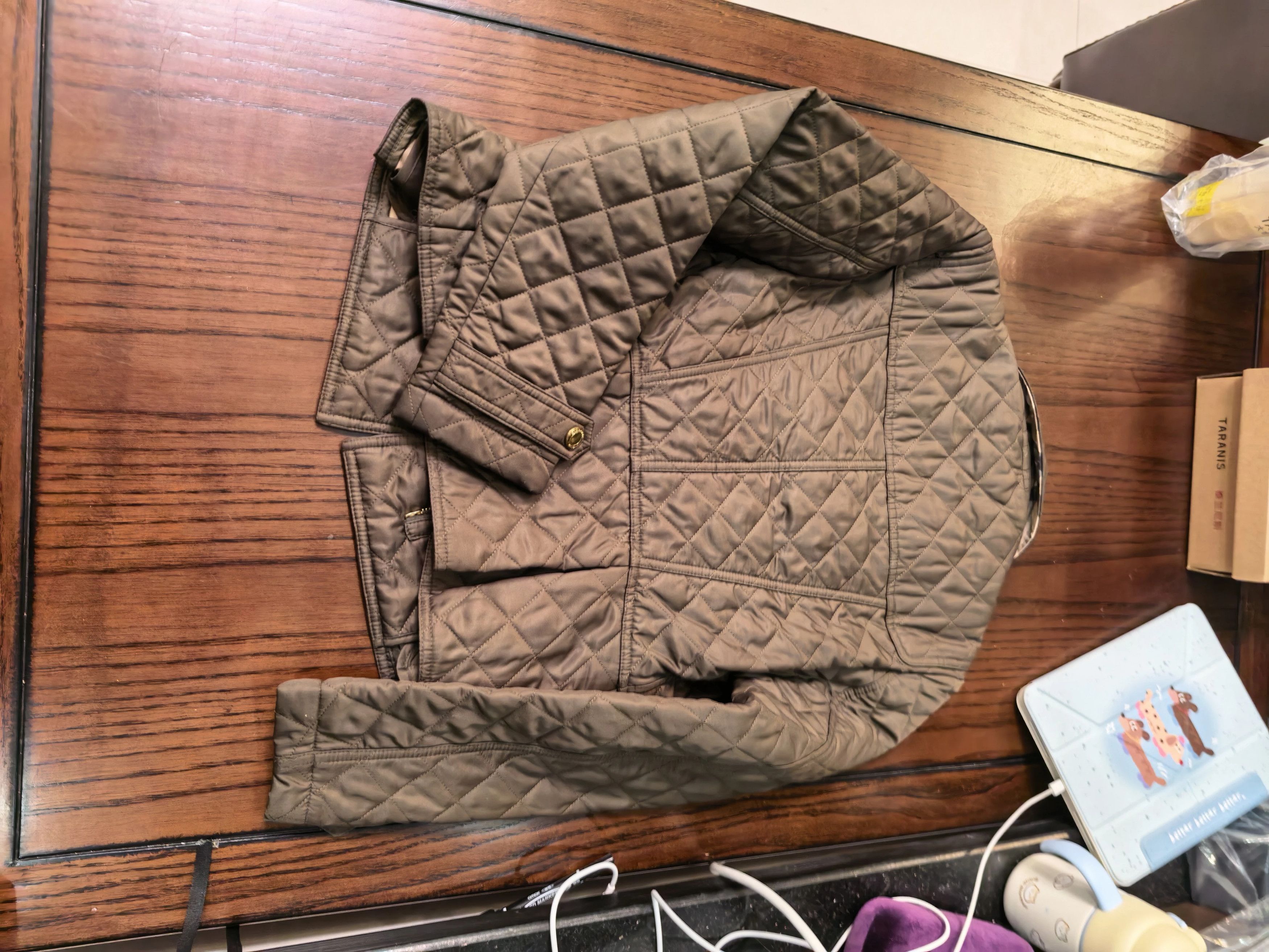 Burberry Burberry Quilted Jacket Like New S Size S / US 4 / IT 40 - 6 Thumbnail