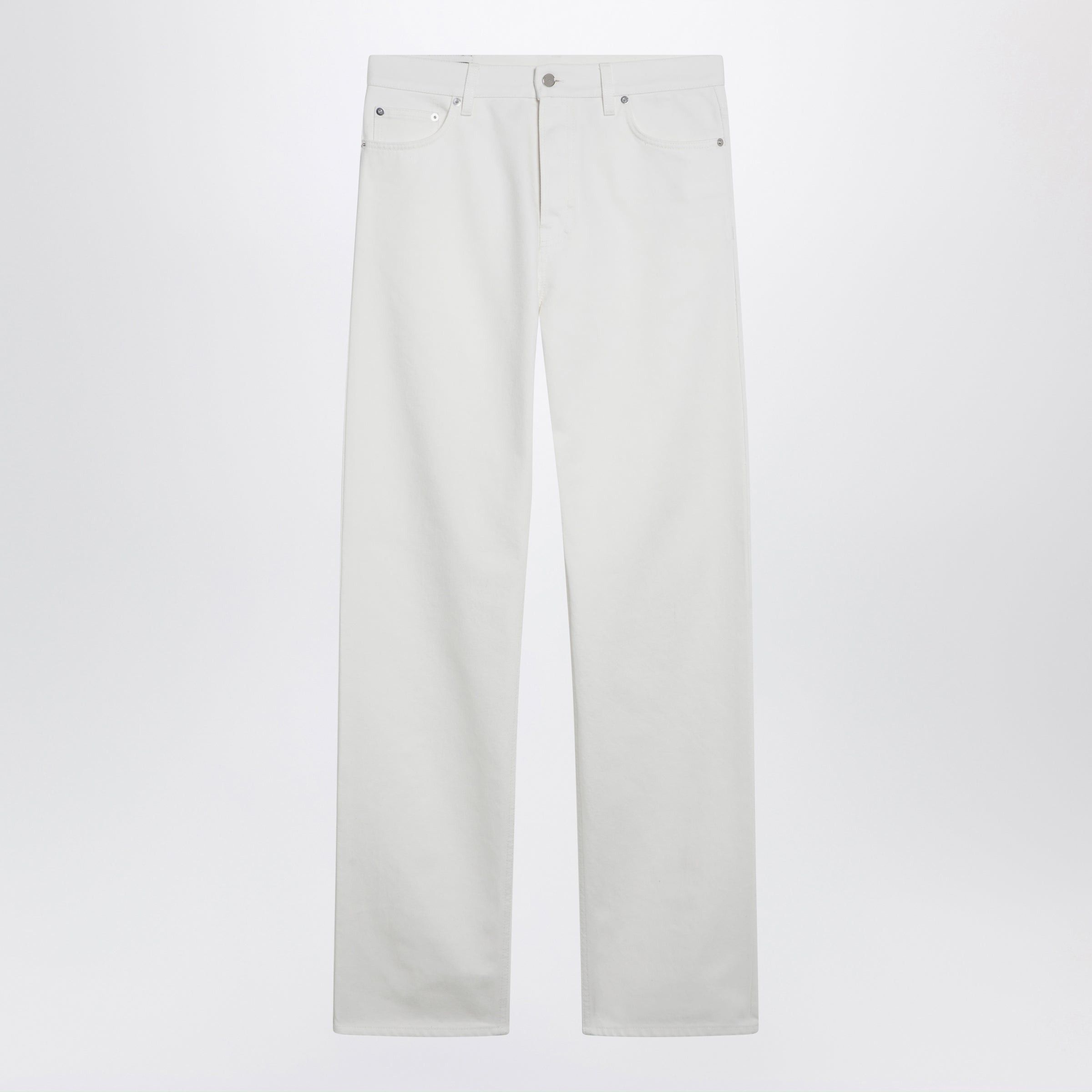 Gucci Gucci White Trousers With Horsebit Detail Size US 33 - 1 Thumbnail