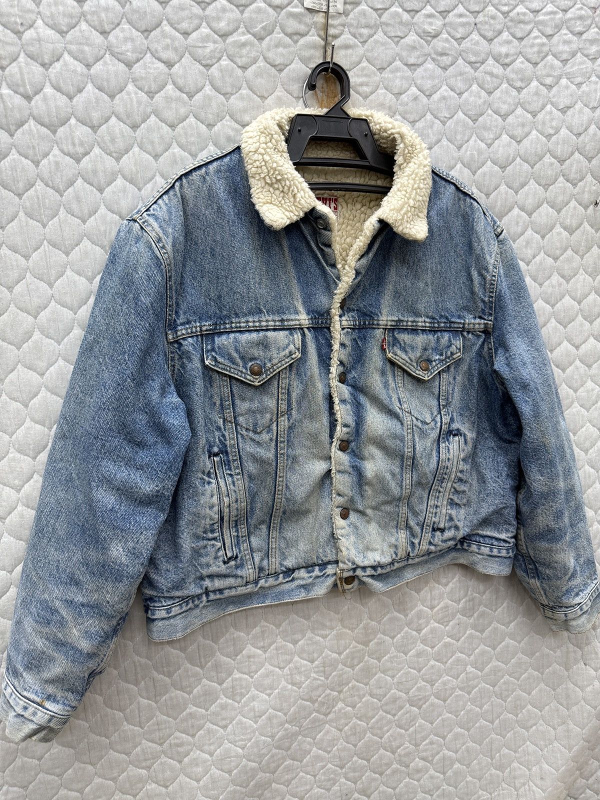 Levi's 🔥🔥🔥ARCHIVE VINTAGE 70’s LEVIS DENIM SHERPA JACKET Size US L / EU 52-54 / 3 - 3 Thumbnail