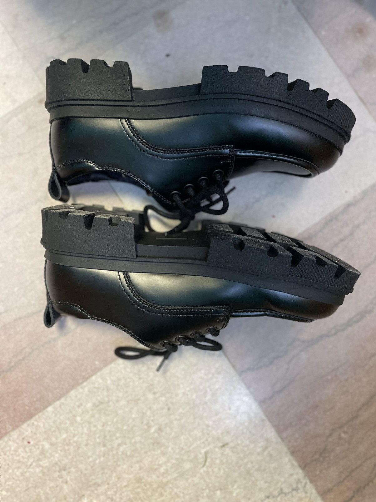 Zara Derby moc chunky track sole dress shoe Size US 11 / EU 44 - 10 Thumbnail